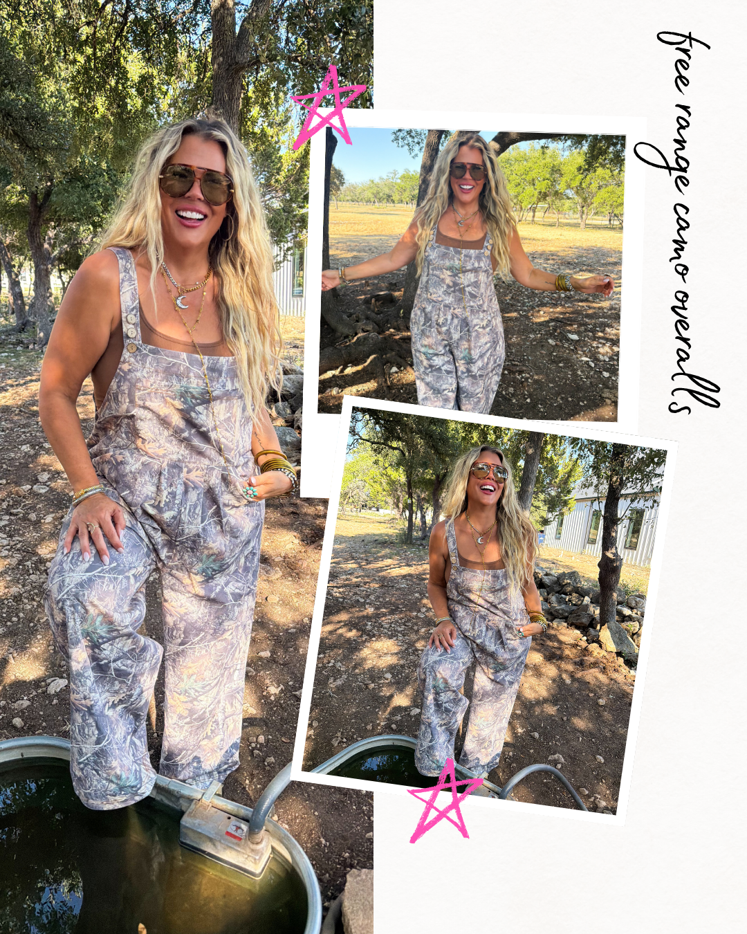 Pre Order: Free Range Camo Overalls