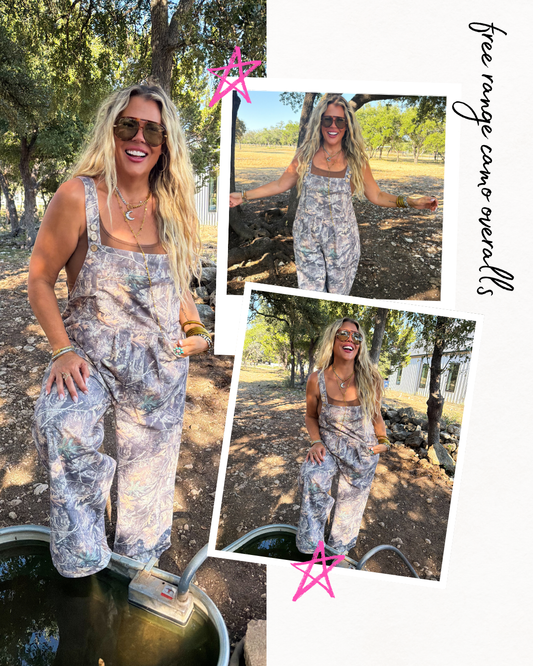 Pre Order: Free Range Camo Overalls