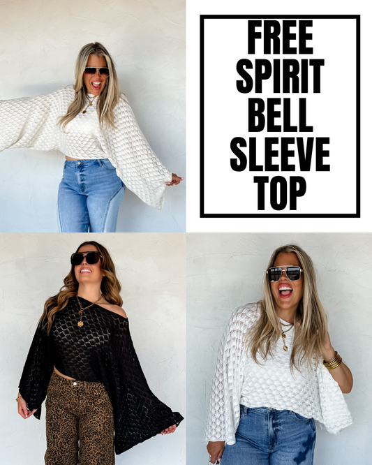 Pre Order: Free Spirit Bell Top