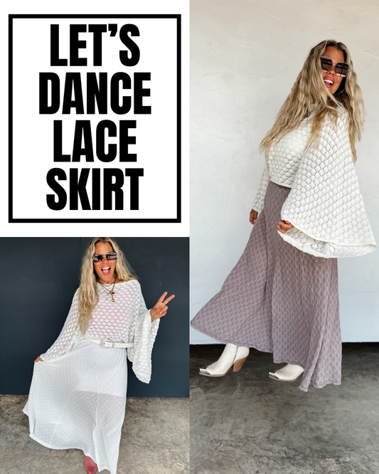 Pre Order: Let’s Dance Lace Skirt