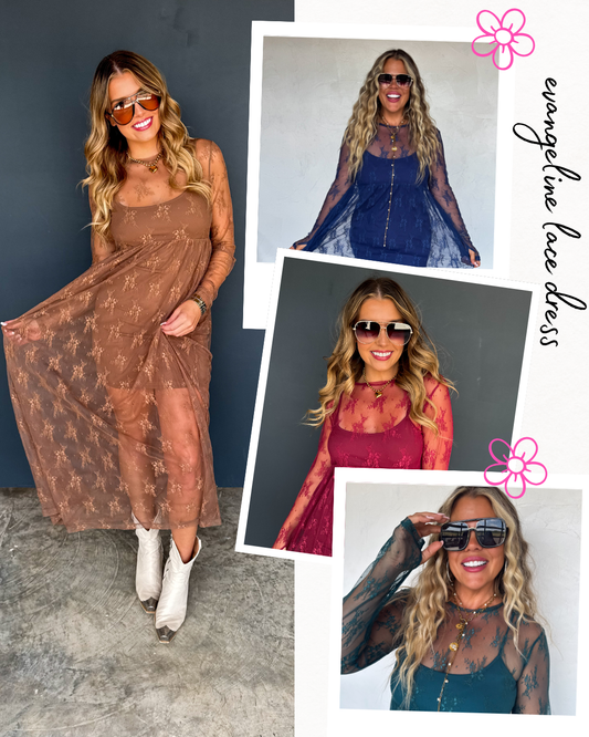 Pre Order: Evangeline Lace Dress