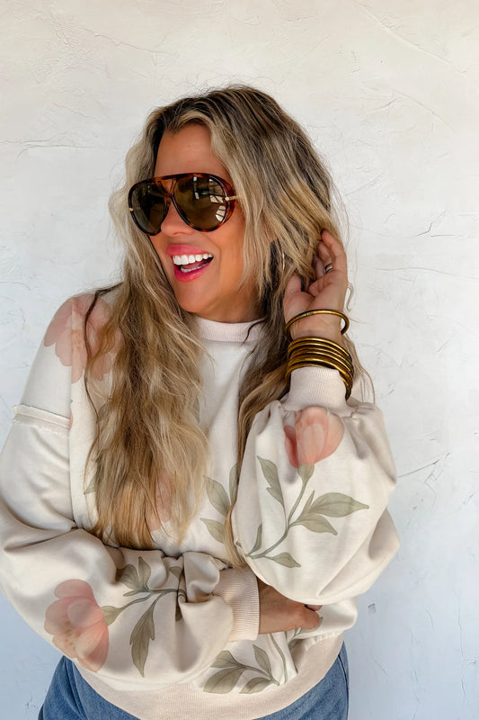 Pre Order: Spring Floral Pullover