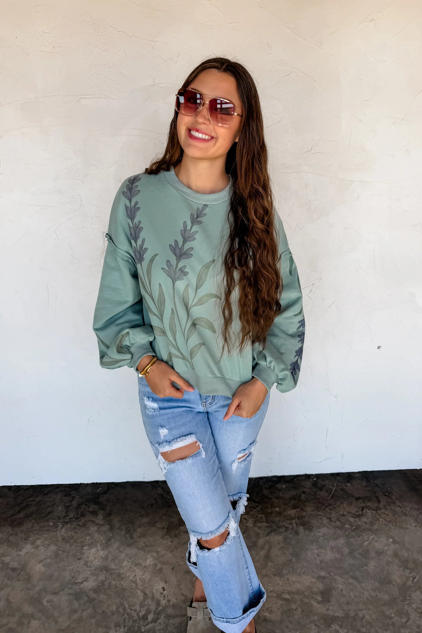Pre Order: Spring Floral Pullover