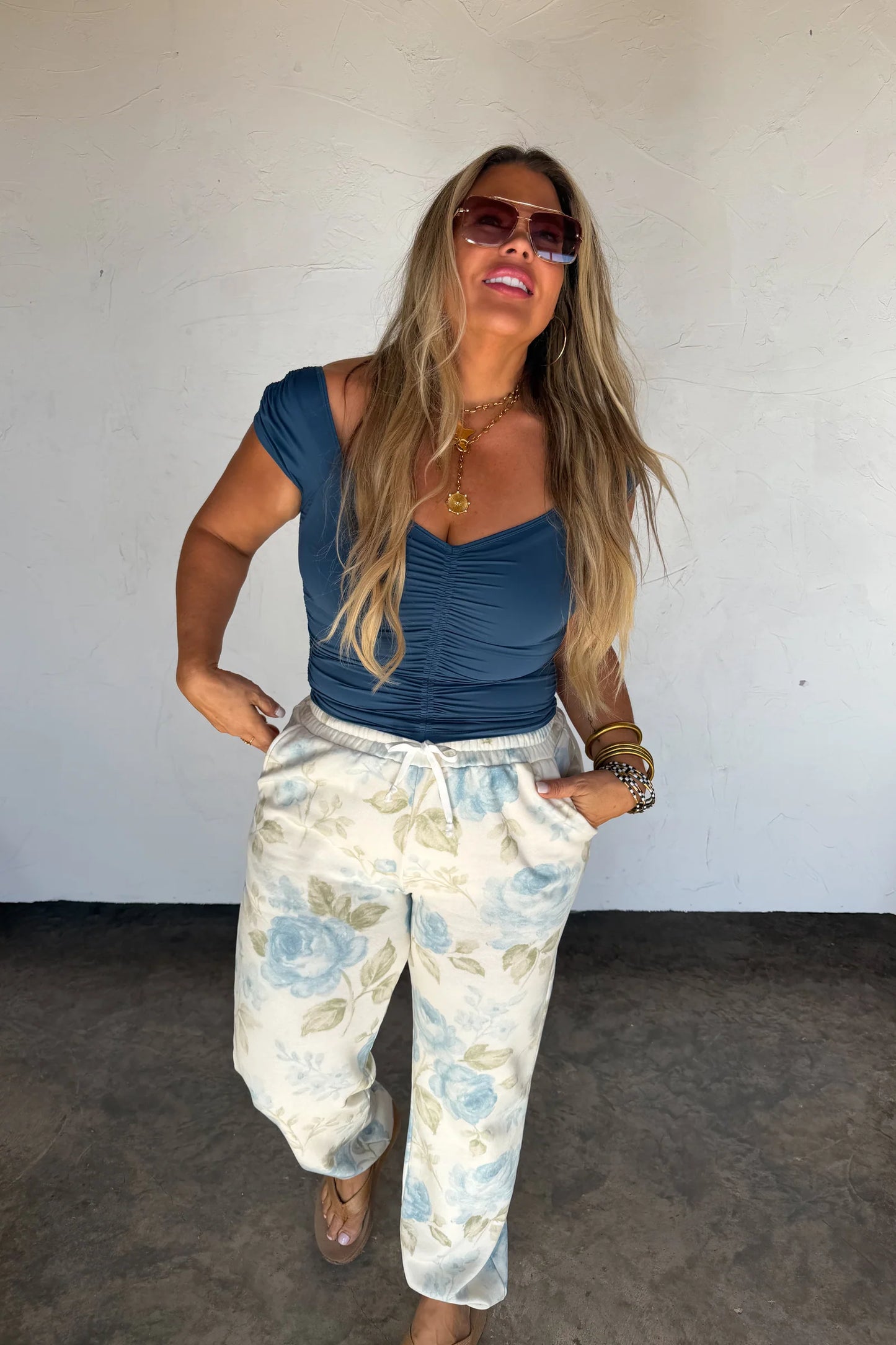 Pre Order: Lila Floral Jogger Pants