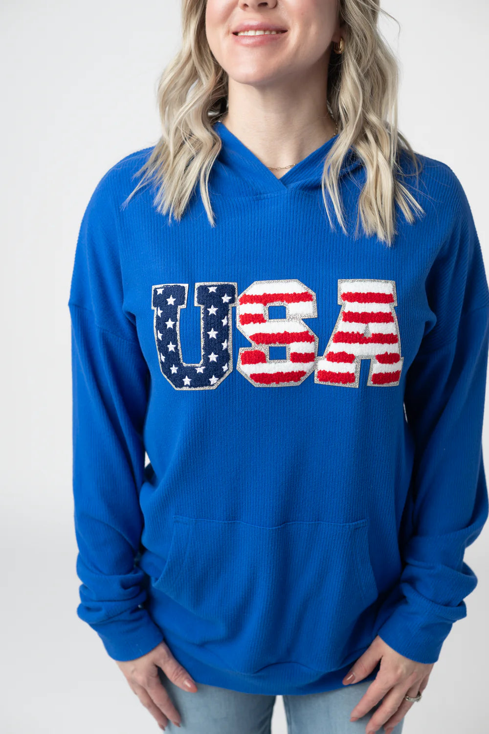 USA Royal Blue Hoodie