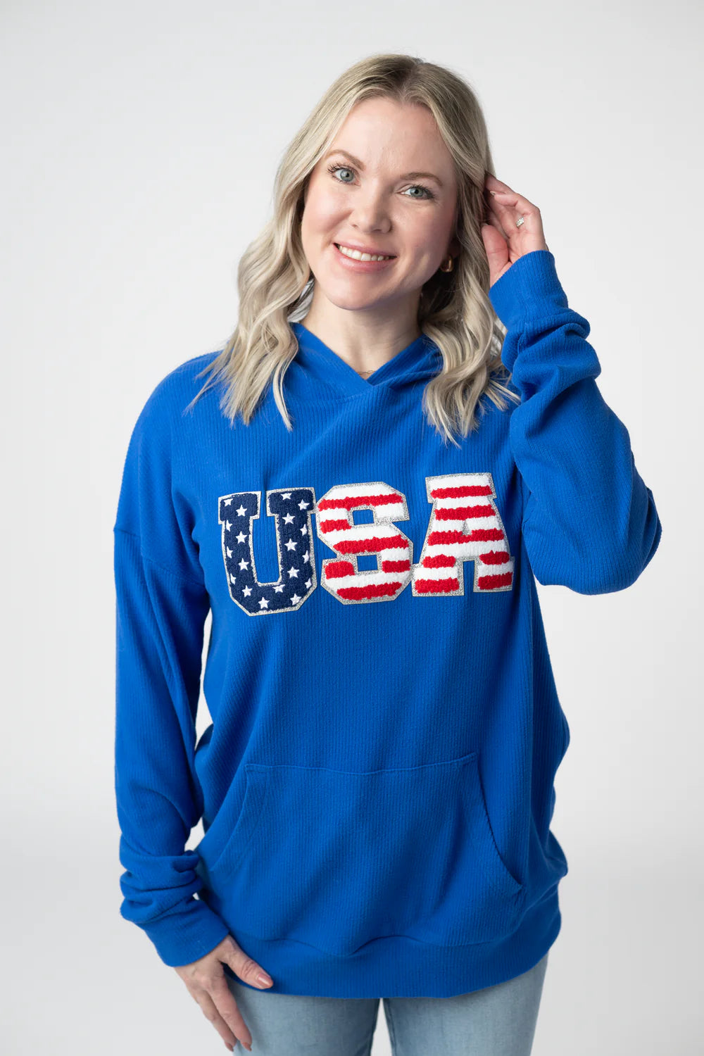 USA Royal Blue Hoodie