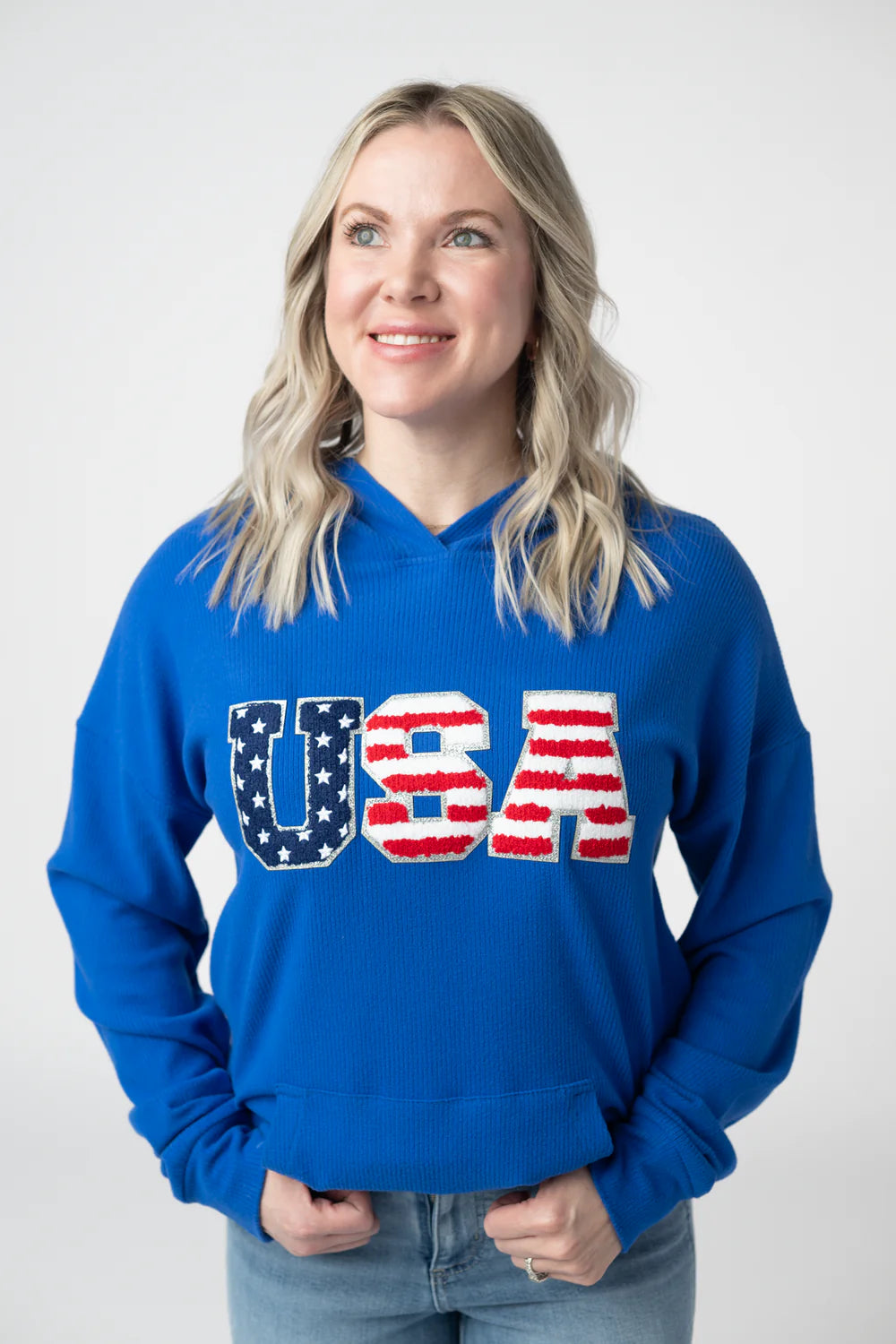 USA Royal Blue Hoodie