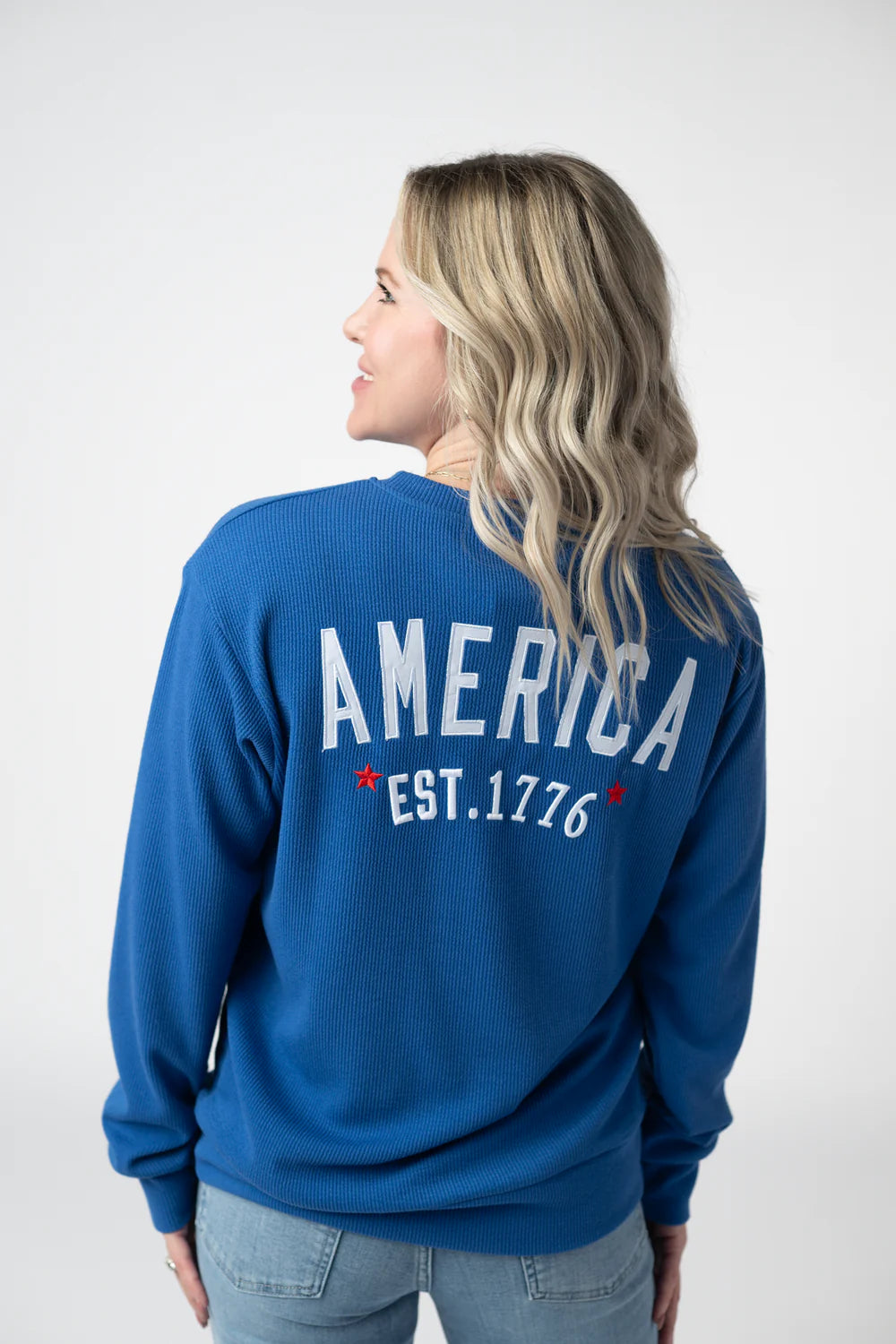 America Blue Pullover