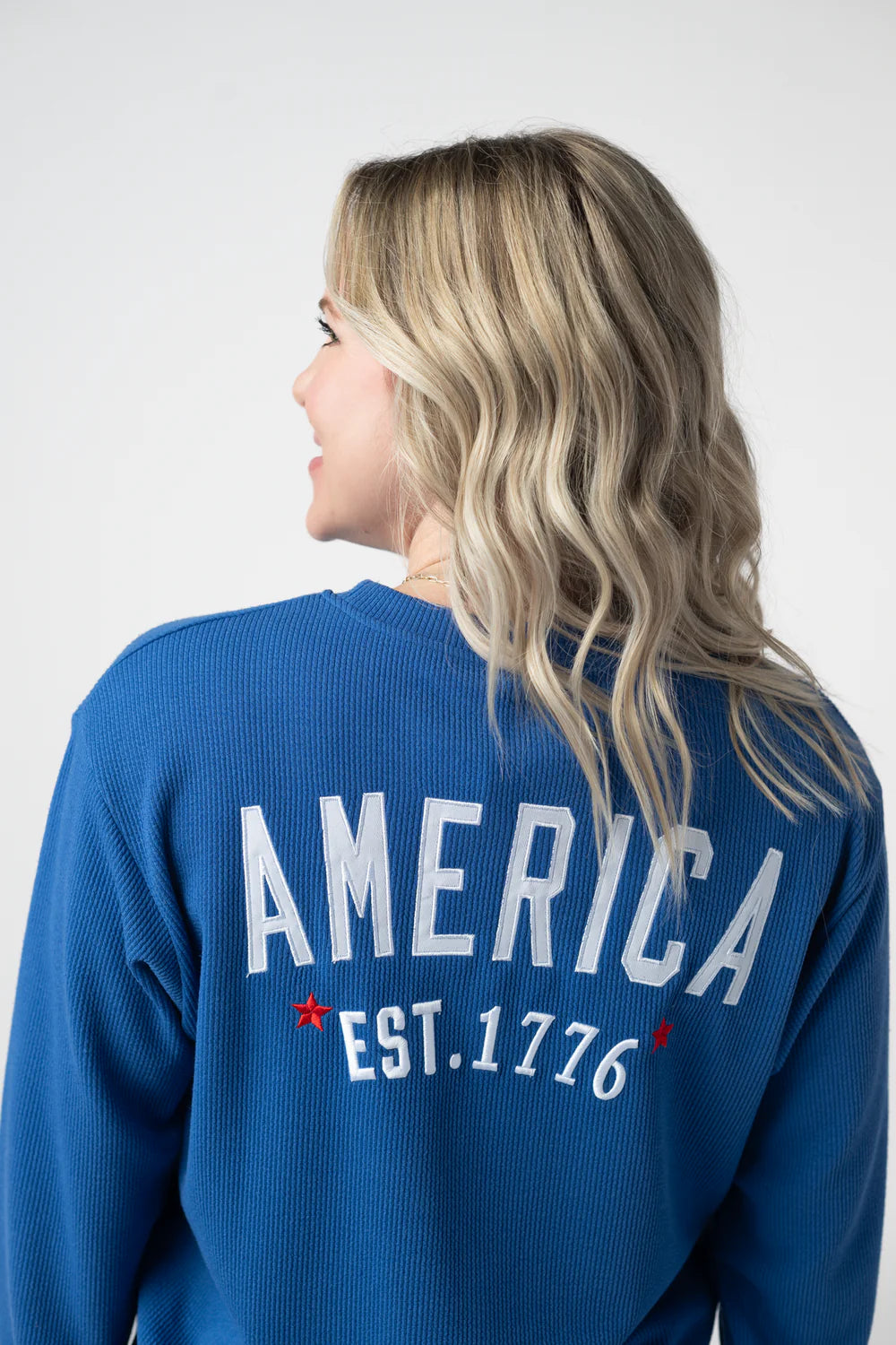 America Blue Pullover
