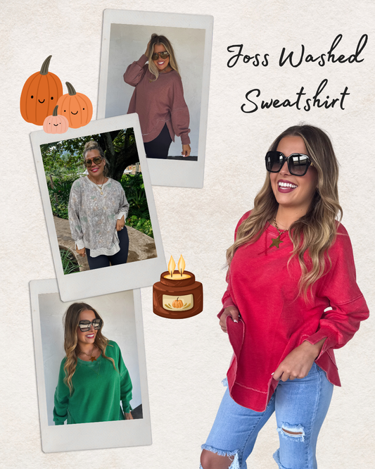 Pre Order: Joss Washed Sweatshirt