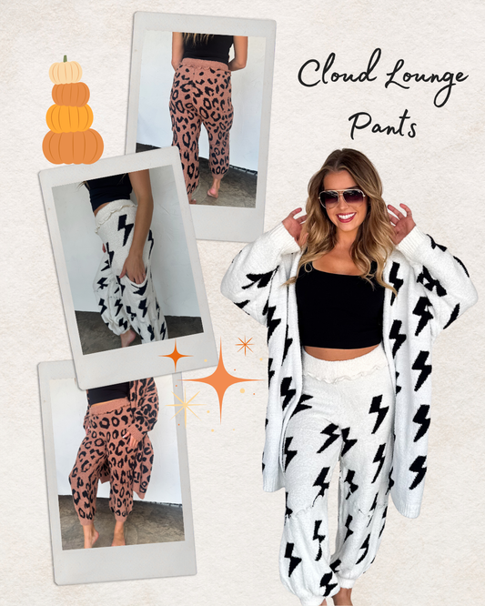 Pre Order: Lightning or Cheetah Lounge Pants