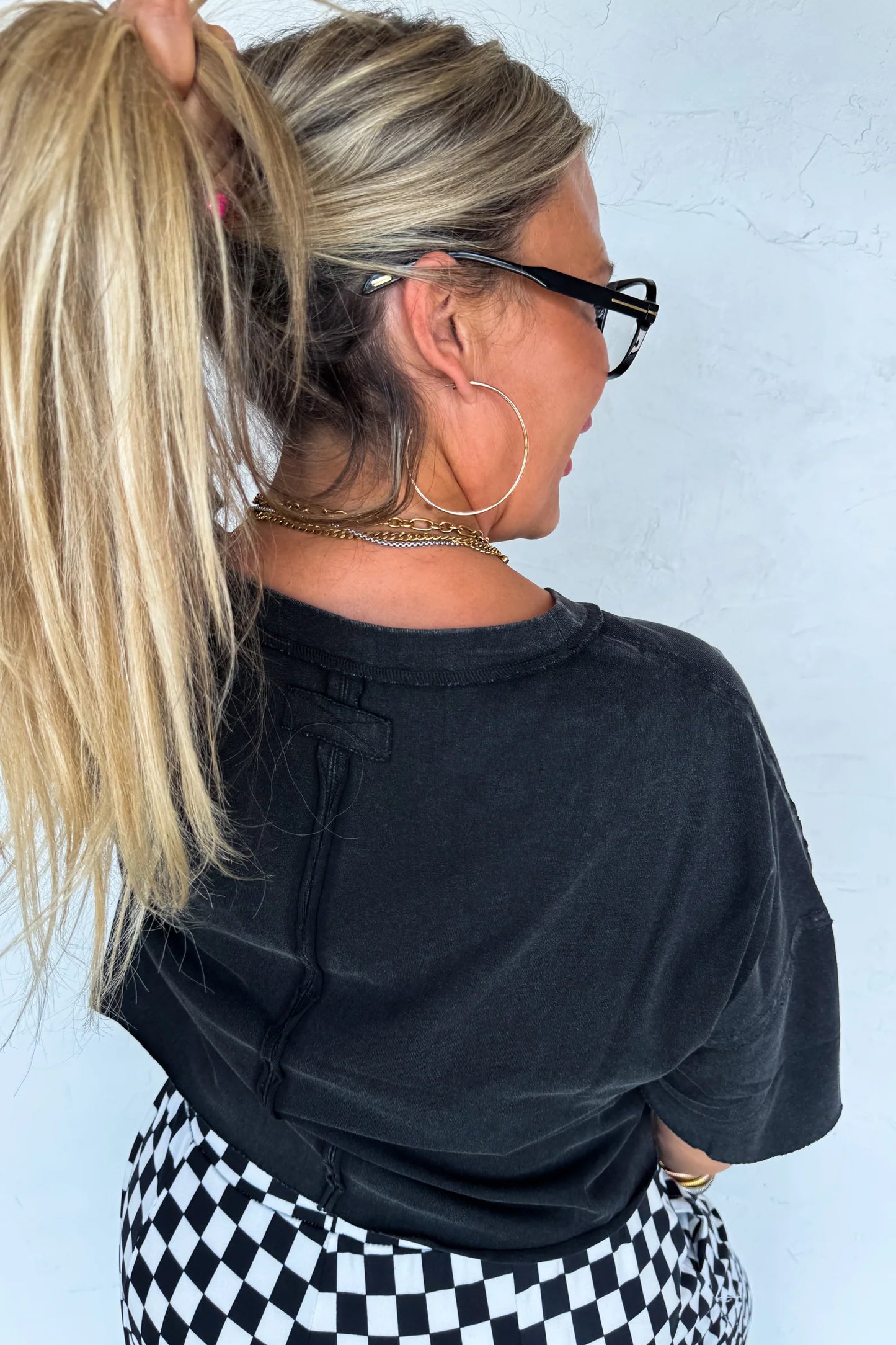 Pre Order: Regan Raw Hem Tee