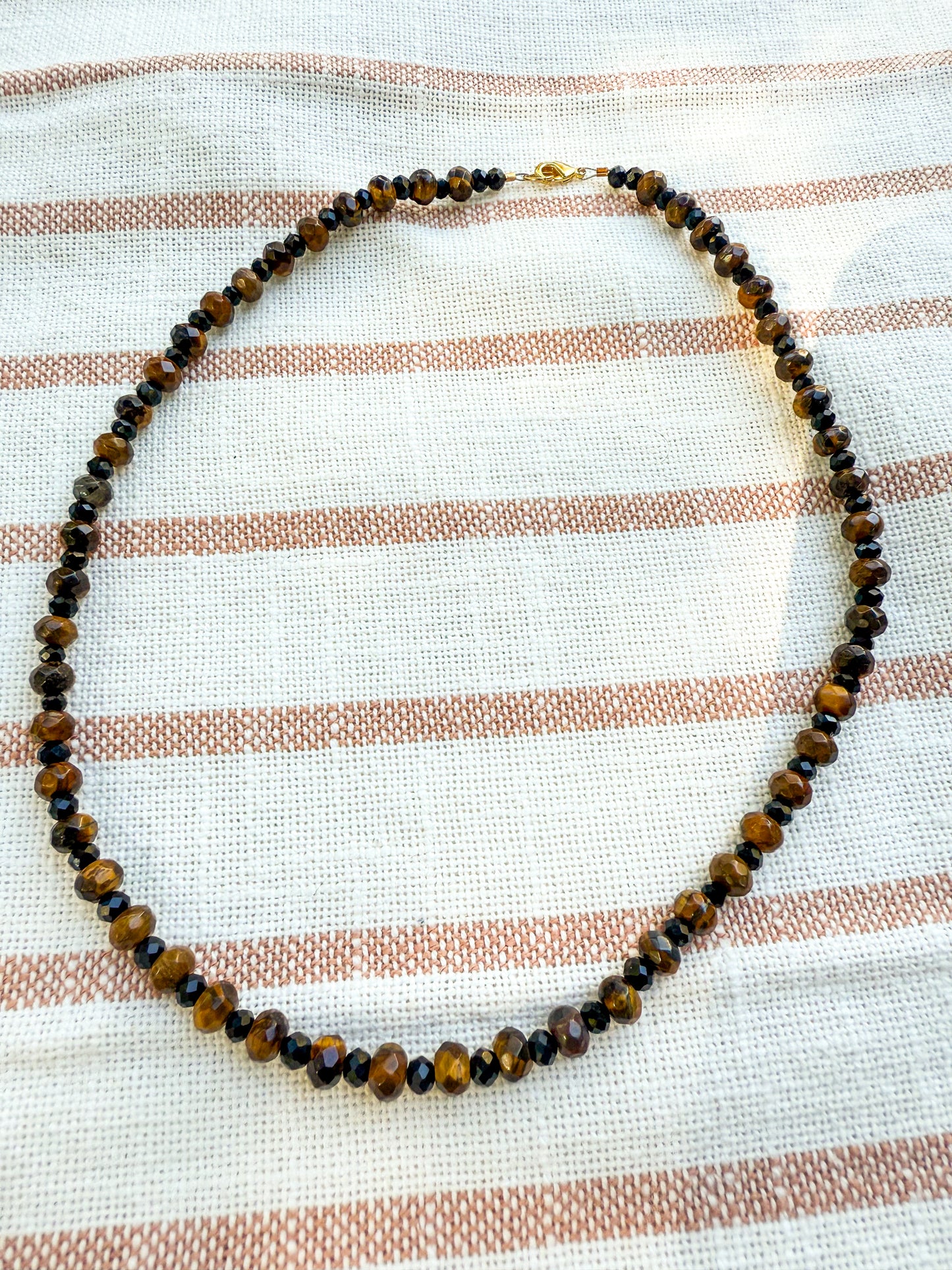 Faceted Tiger’s Eye Necklace