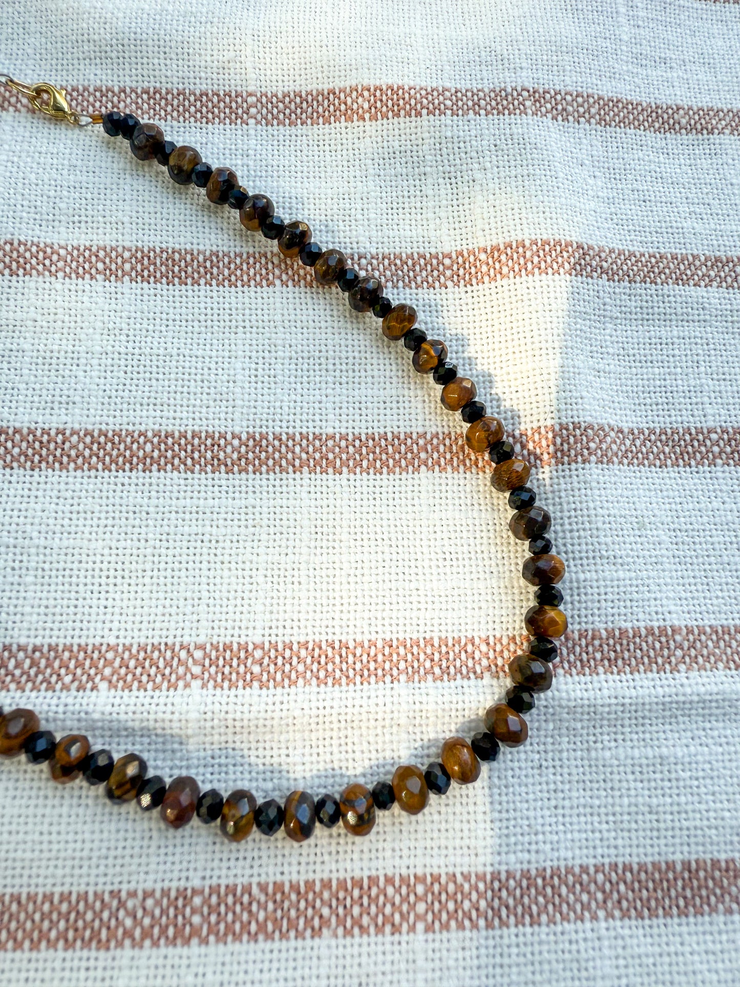 Faceted Tiger’s Eye Necklace