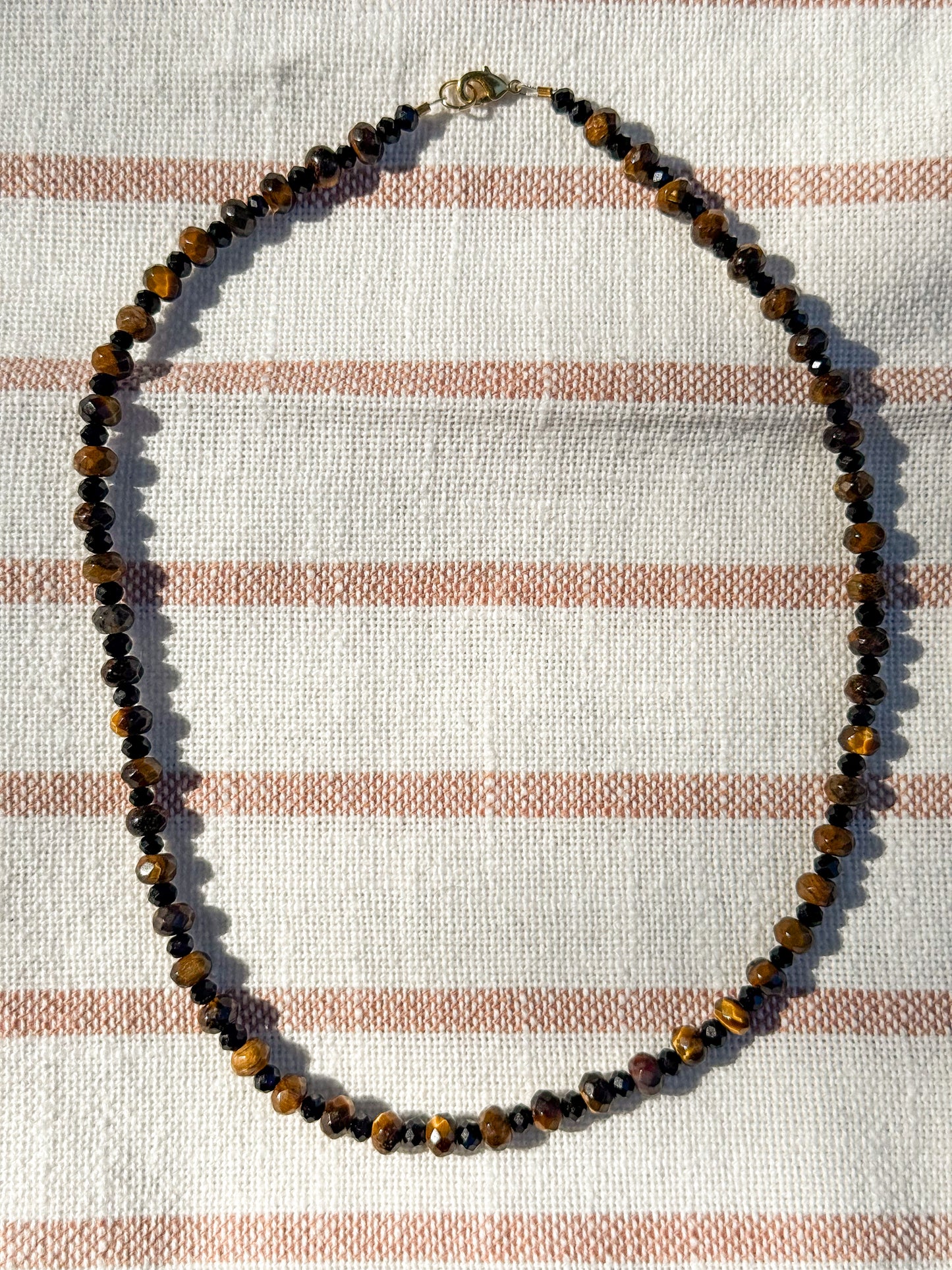 Faceted Tiger’s Eye Necklace