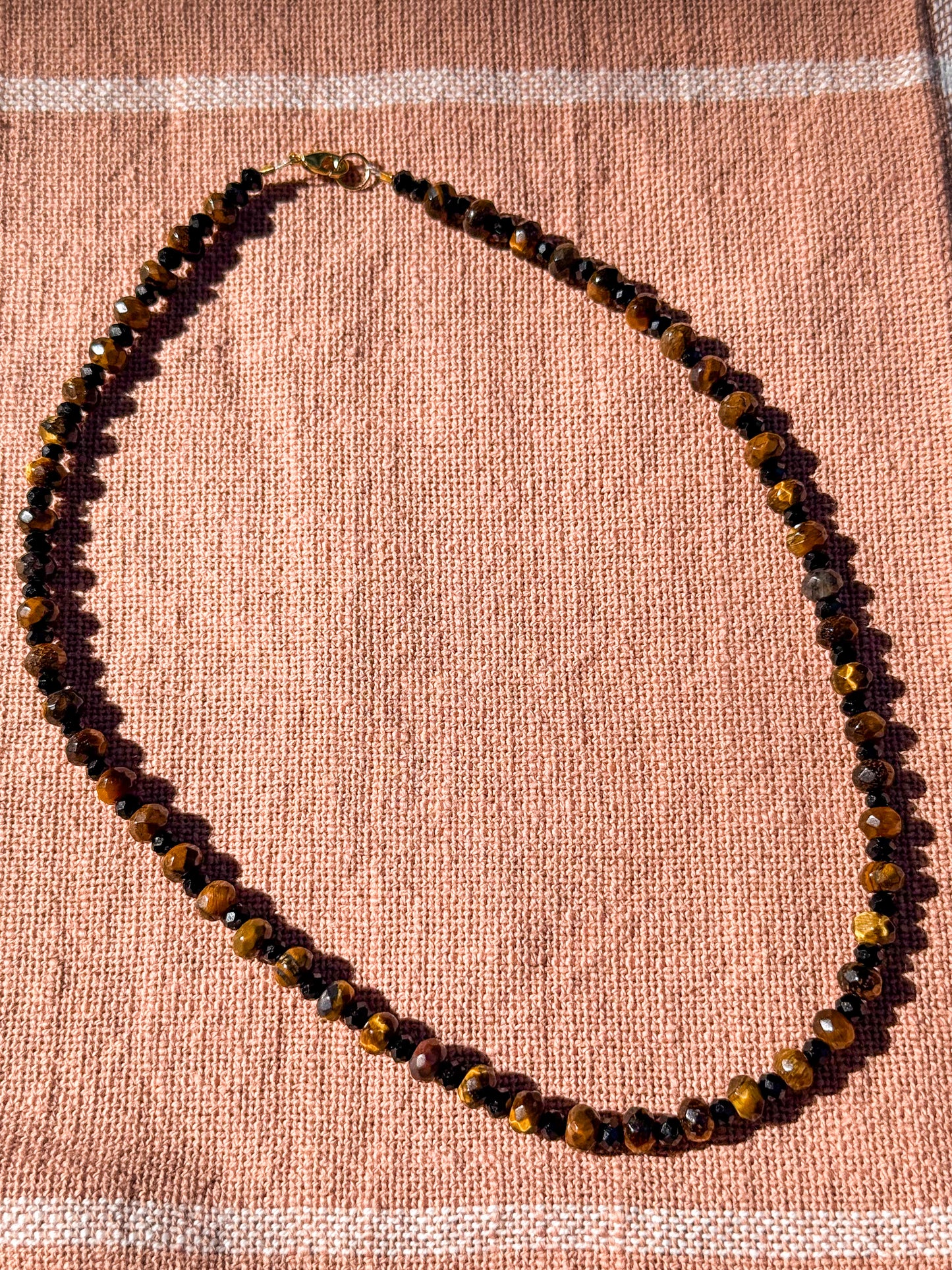 Faceted Tiger’s Eye Necklace