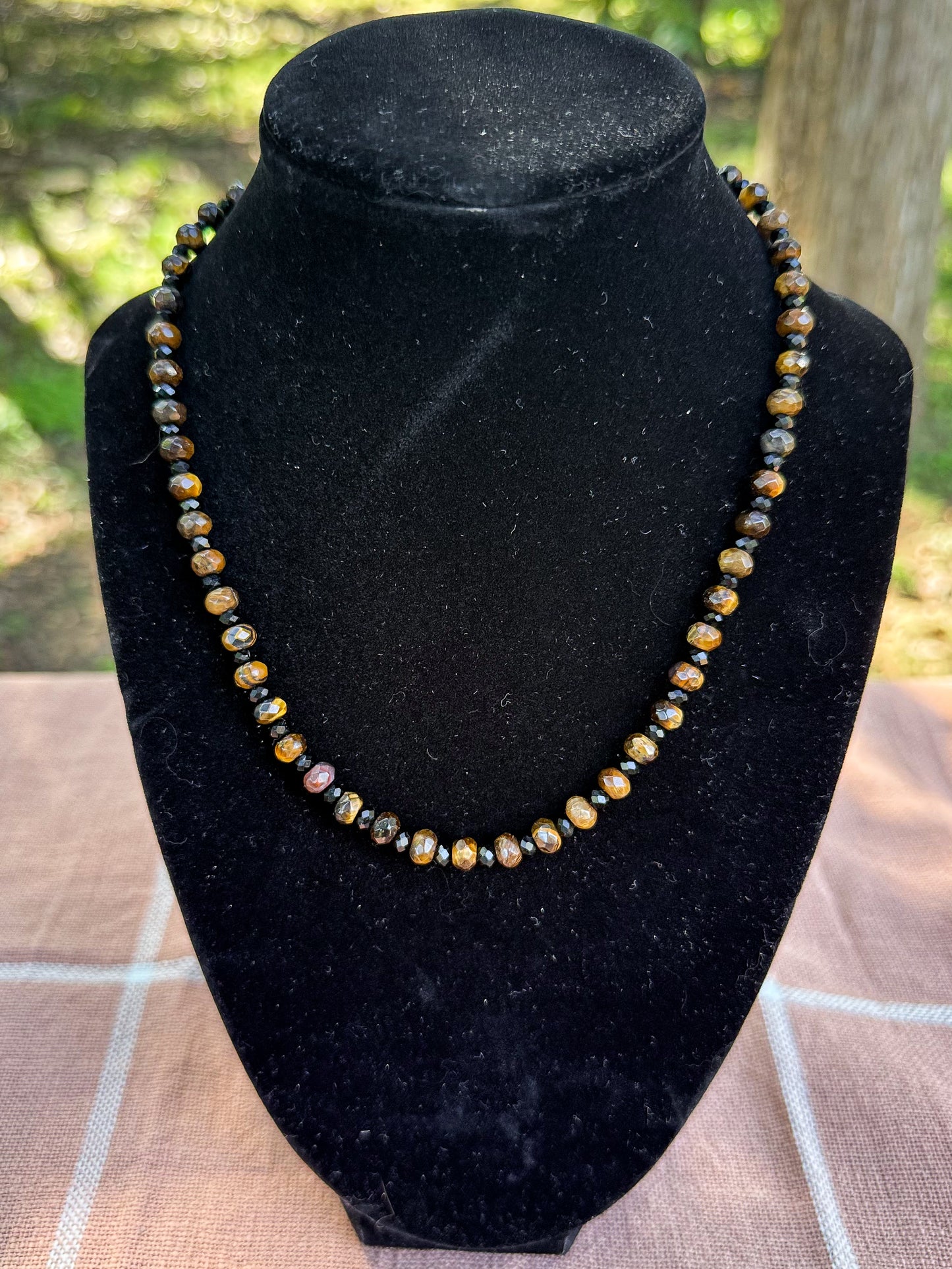 Faceted Tiger’s Eye Necklace