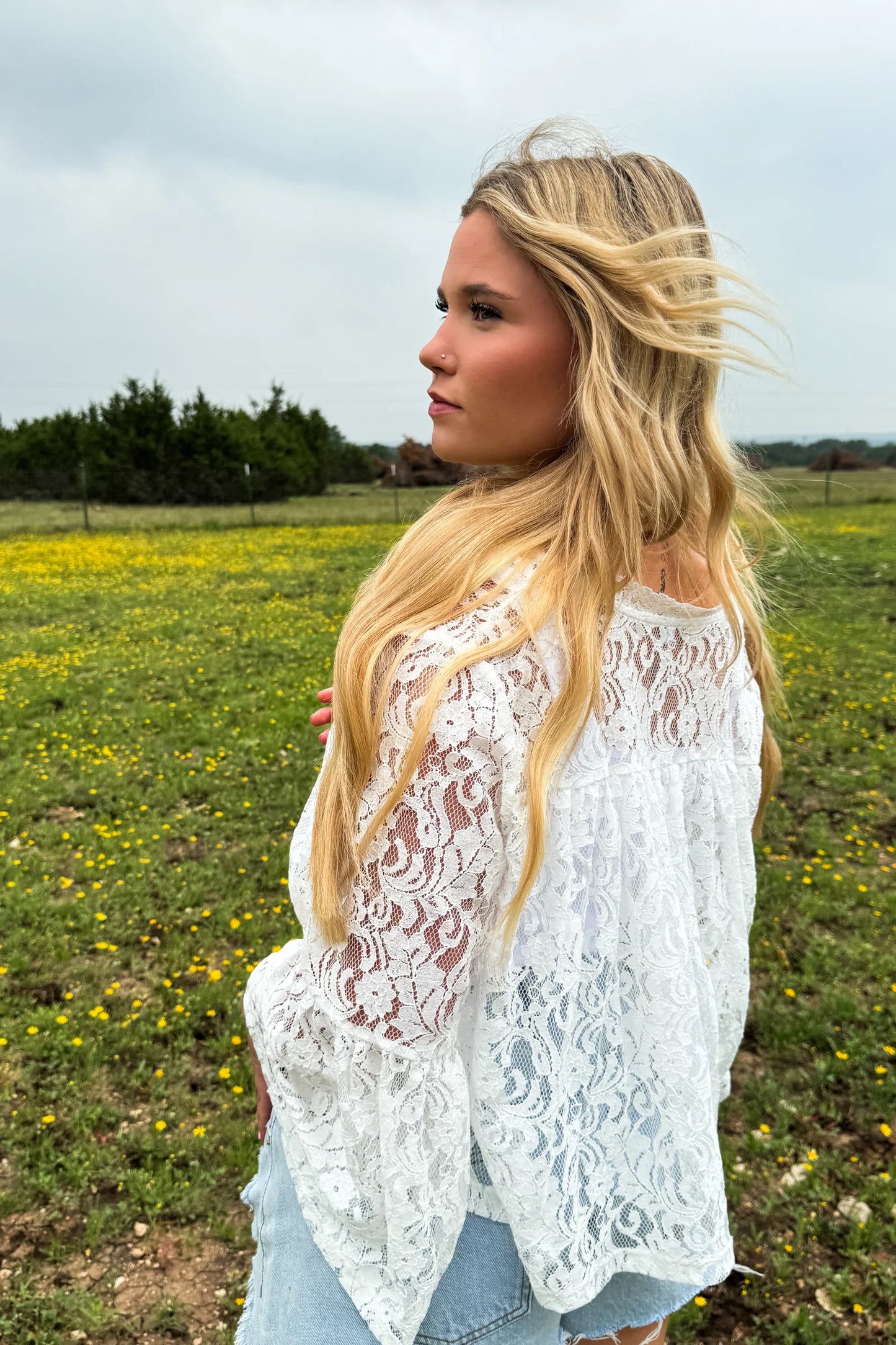 Pre Order: Magnolia Sweet Lace Top