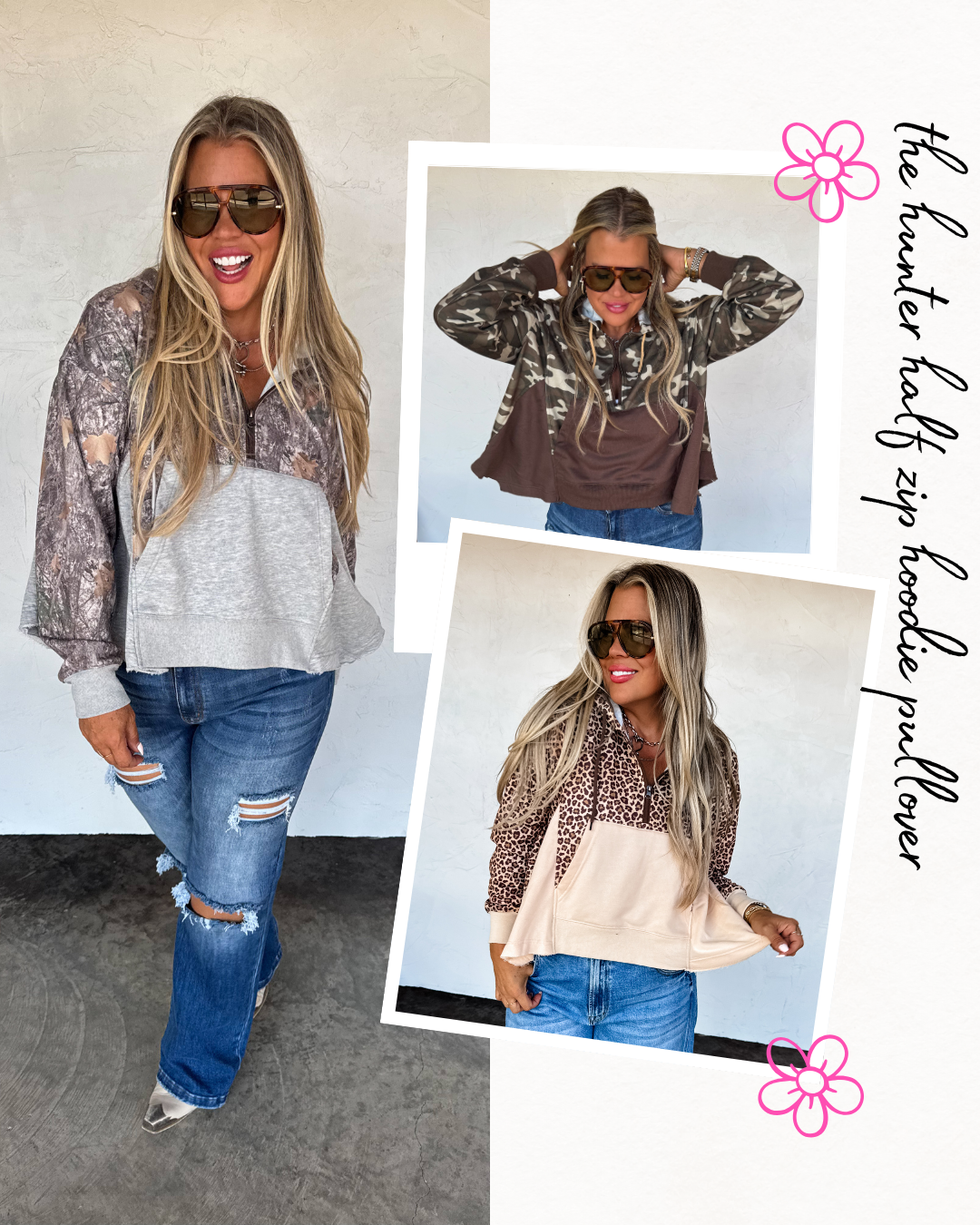 Pre Order - Hunter Half Zip Pullover