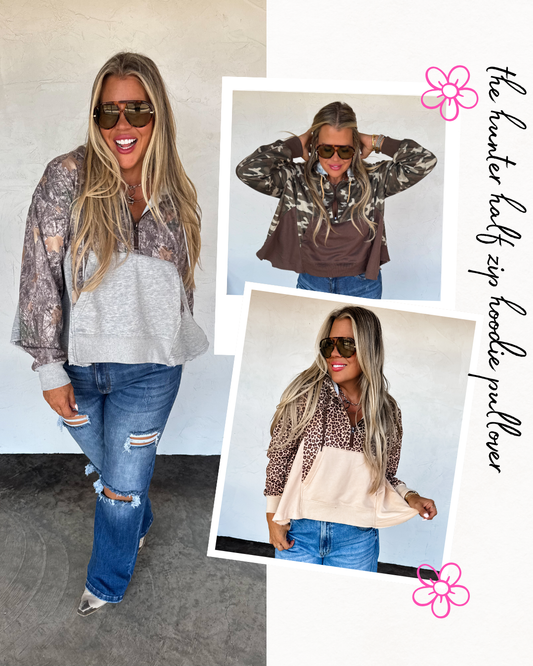 Pre Order - Hunter Half Zip Pullover