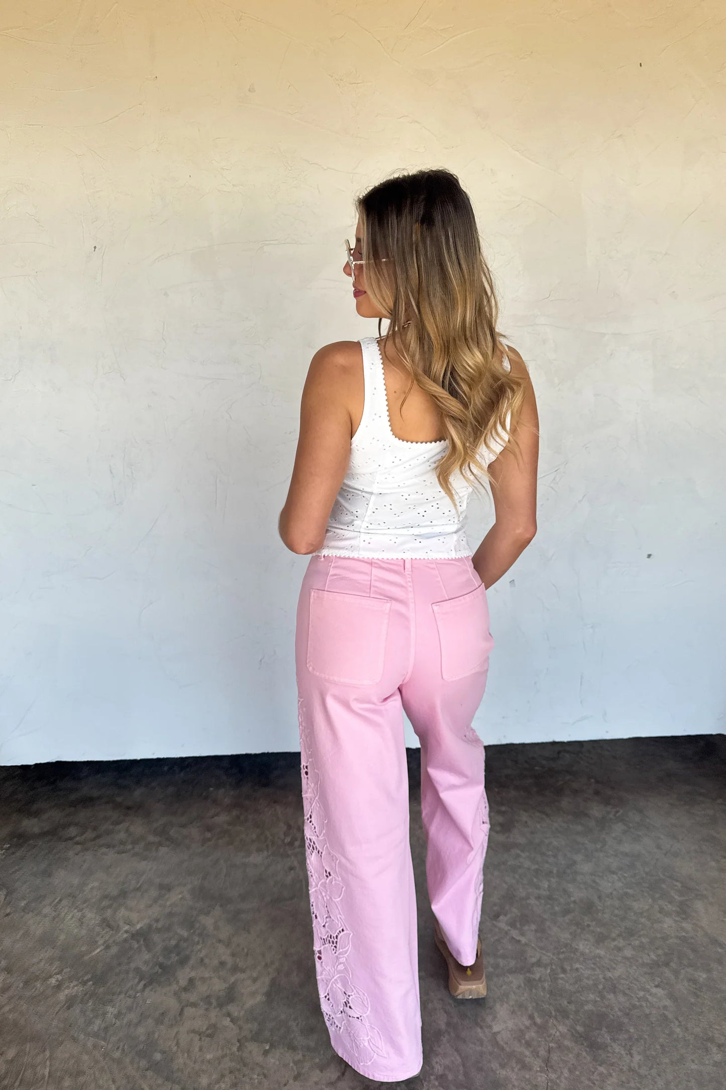 Pre Order: Daisy Lane Eyelet Tank