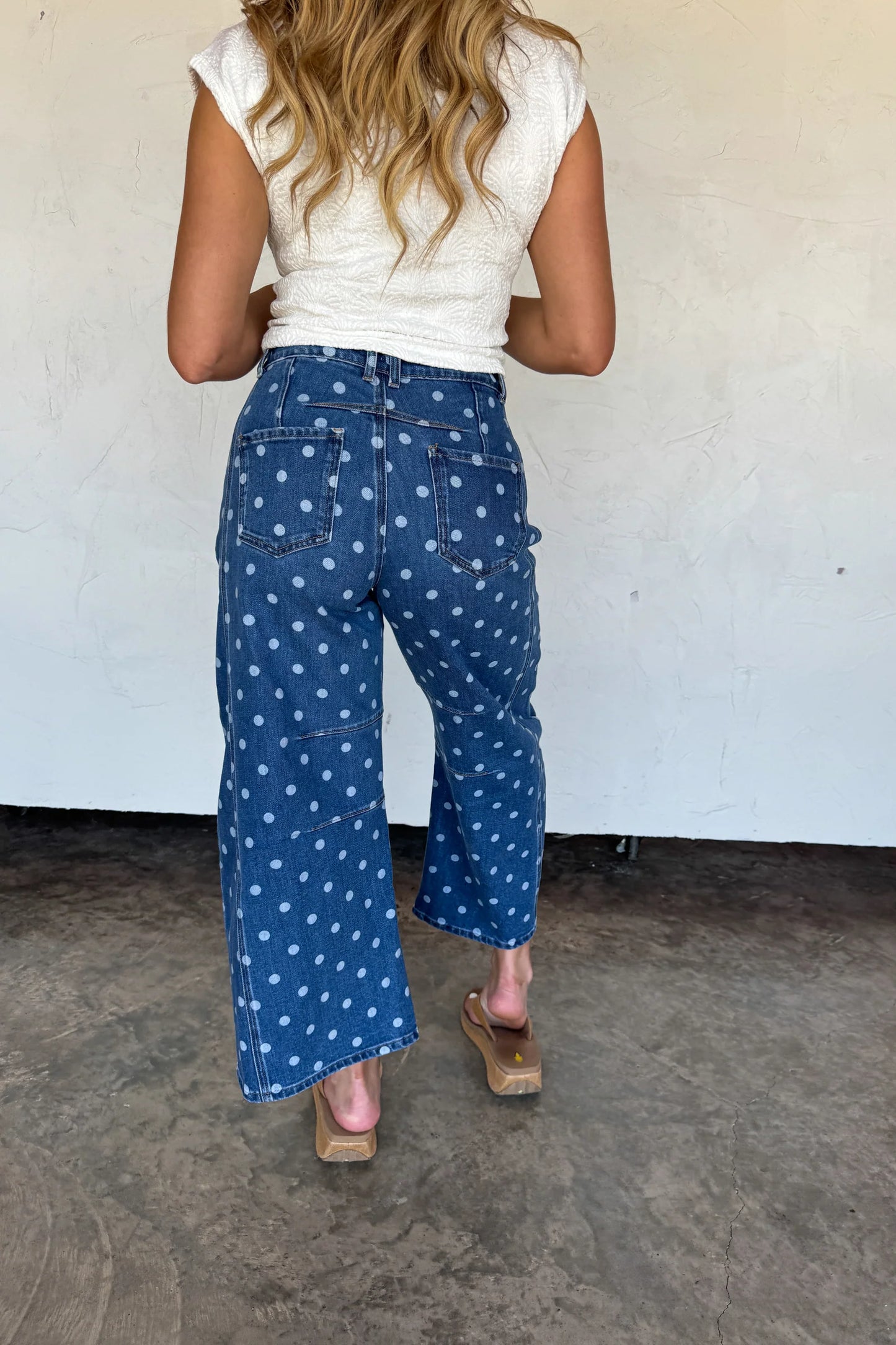 Pre order: Darling Dot Barrel Jeans