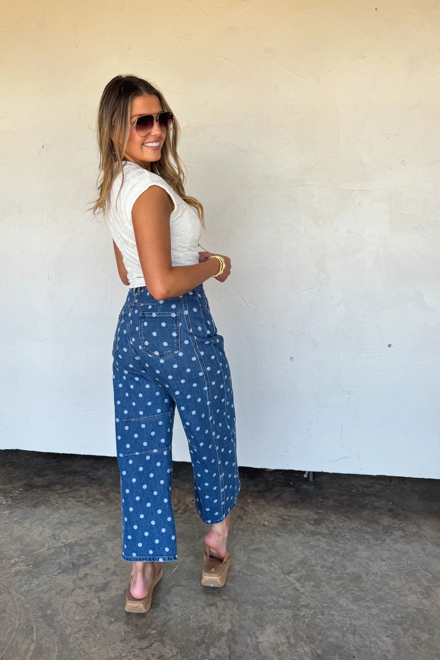 Pre order: Darling Dot Barrel Jeans