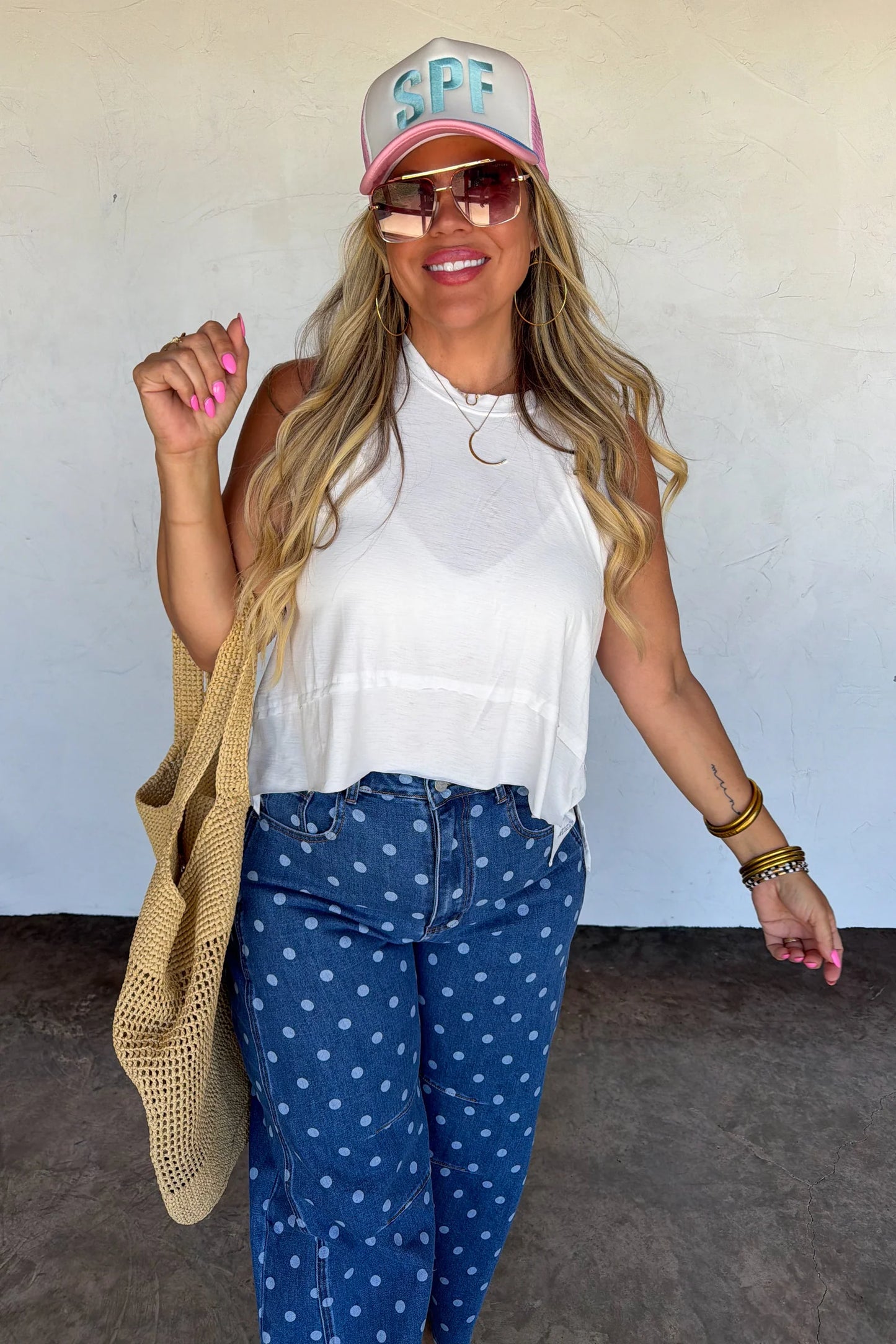 Pre order: Darling Dot Barrel Jeans