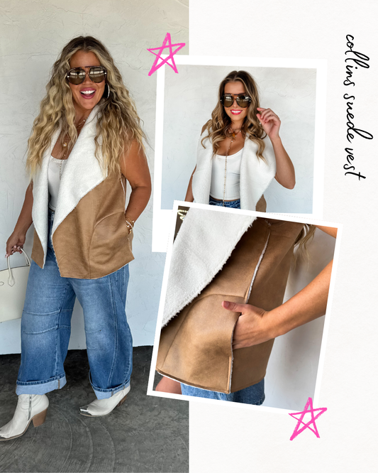 Pre Order - Collin Suede Vest