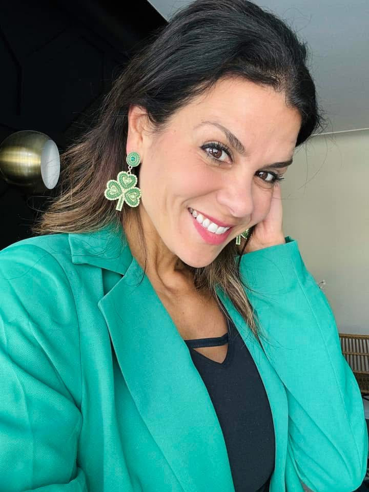 I’m Not Just Lucky I’m Blessed Shamrock Earrings