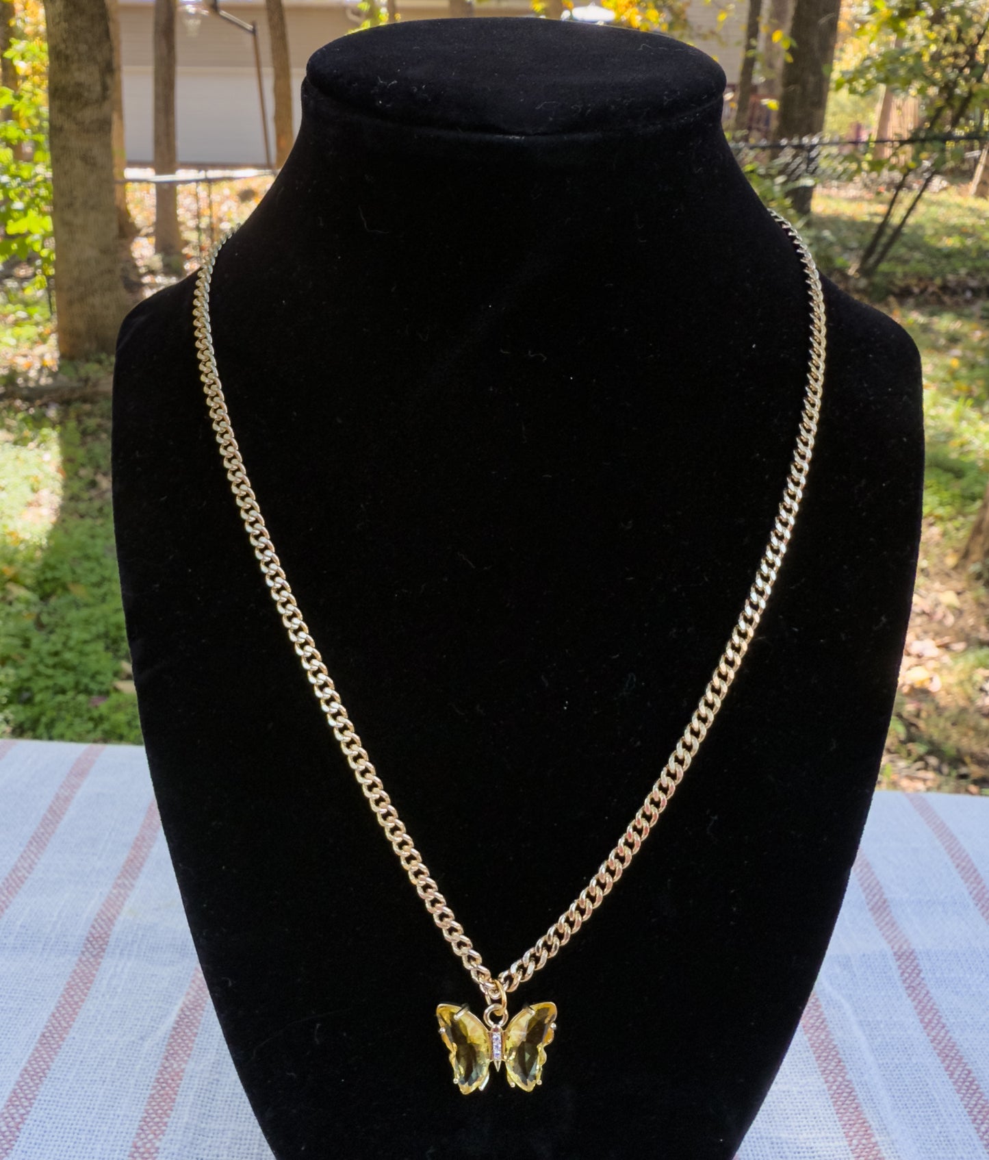 Emerging Butterfly Necklace