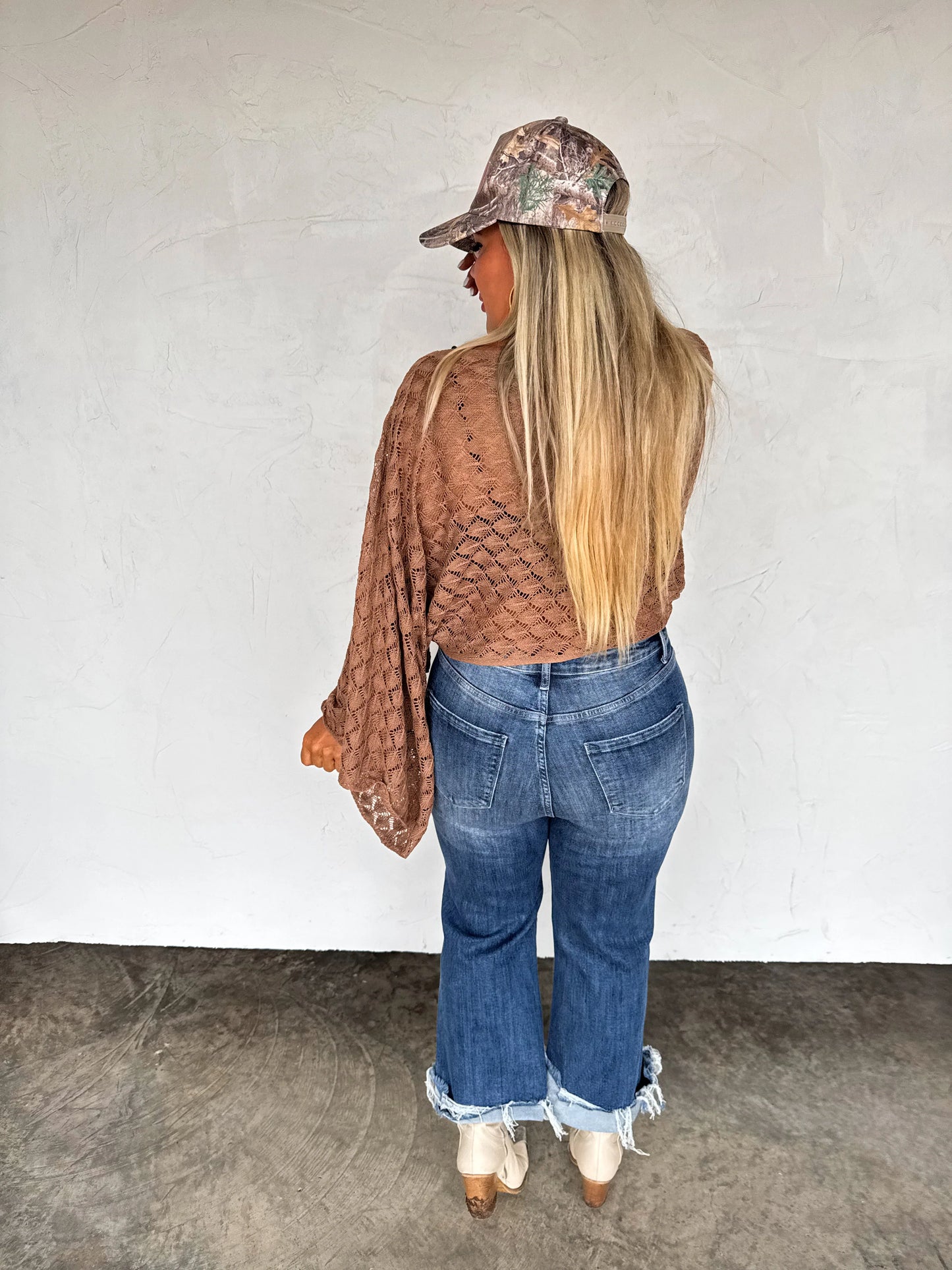 Fall Colors Free Spirit Boho Bell Sleeve Top
