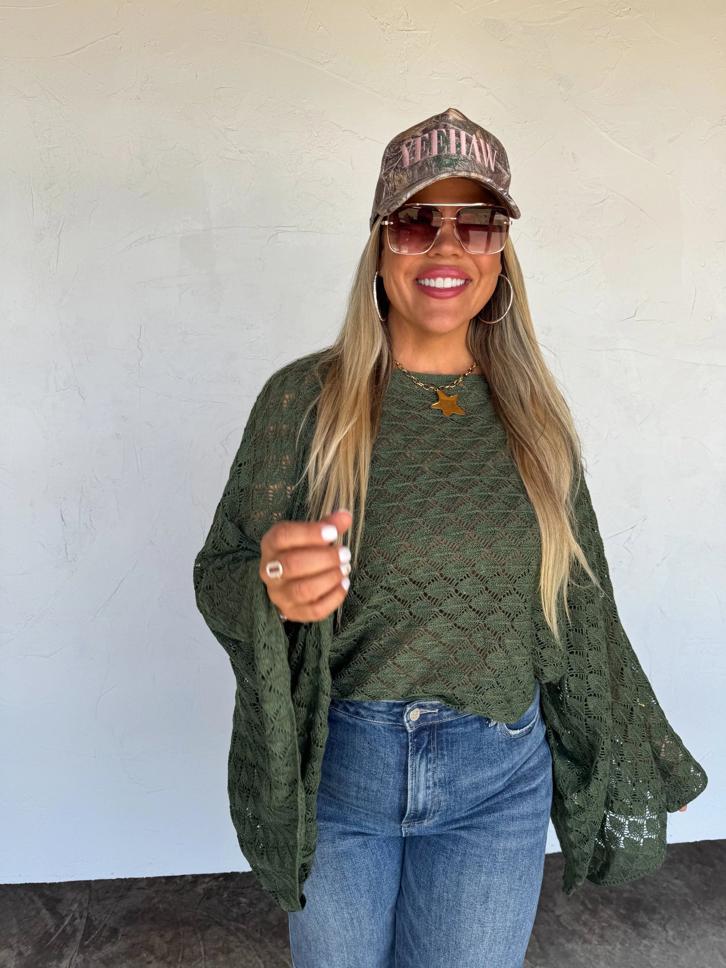 Fall Colors Free Spirit Boho Bell Sleeve Top