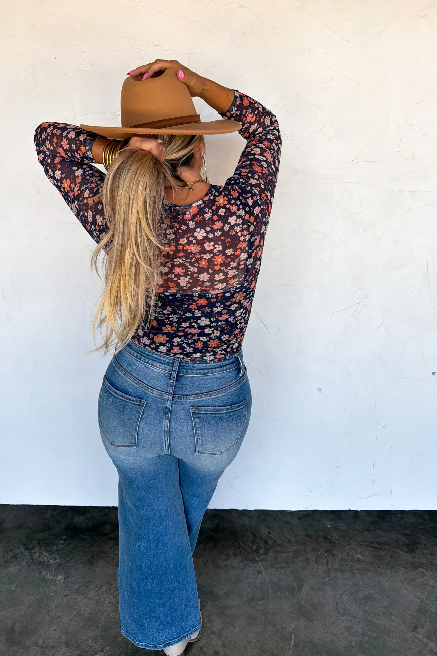 PRE ORDER: Dress It Up Fall Floral Mesh Tops