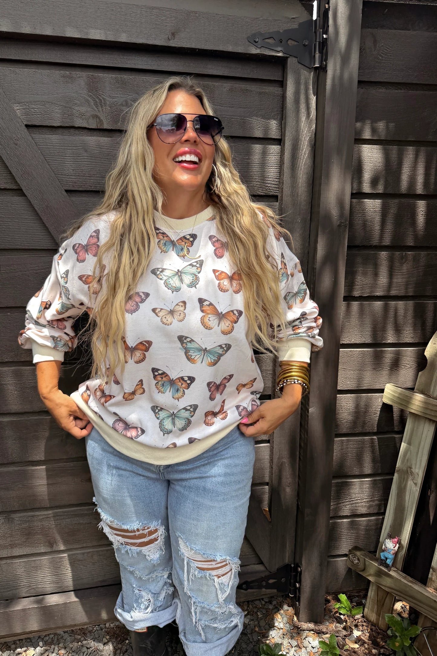 Pre Order: Butterfly Season Pullover