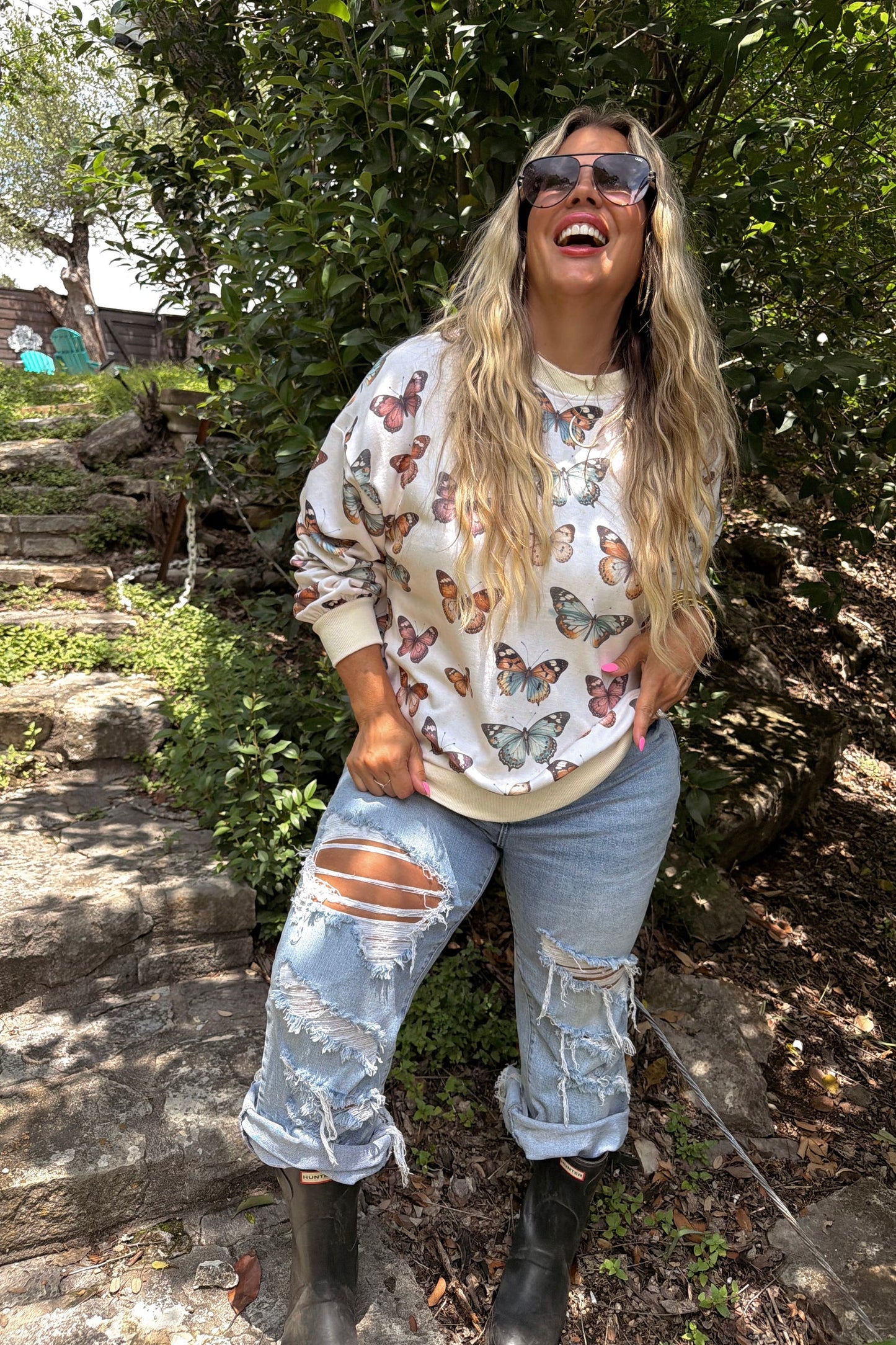 Pre Order: Butterfly Season Pullover