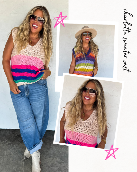 Pre Order: Charlotte Sweater Vest