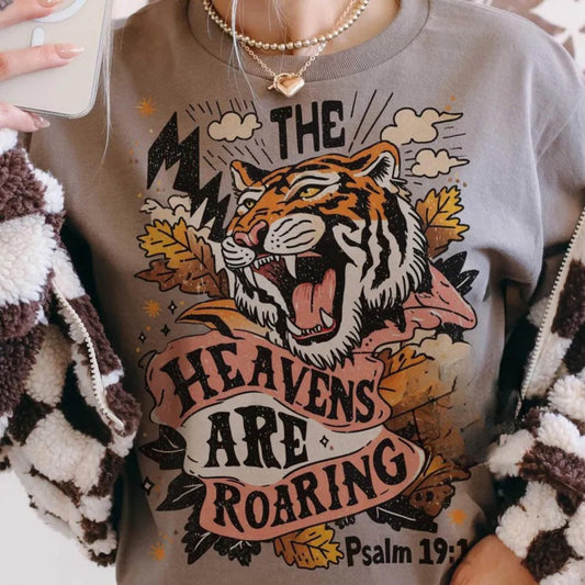 The Heavens Are Roaring Graphic Tee - 2 options