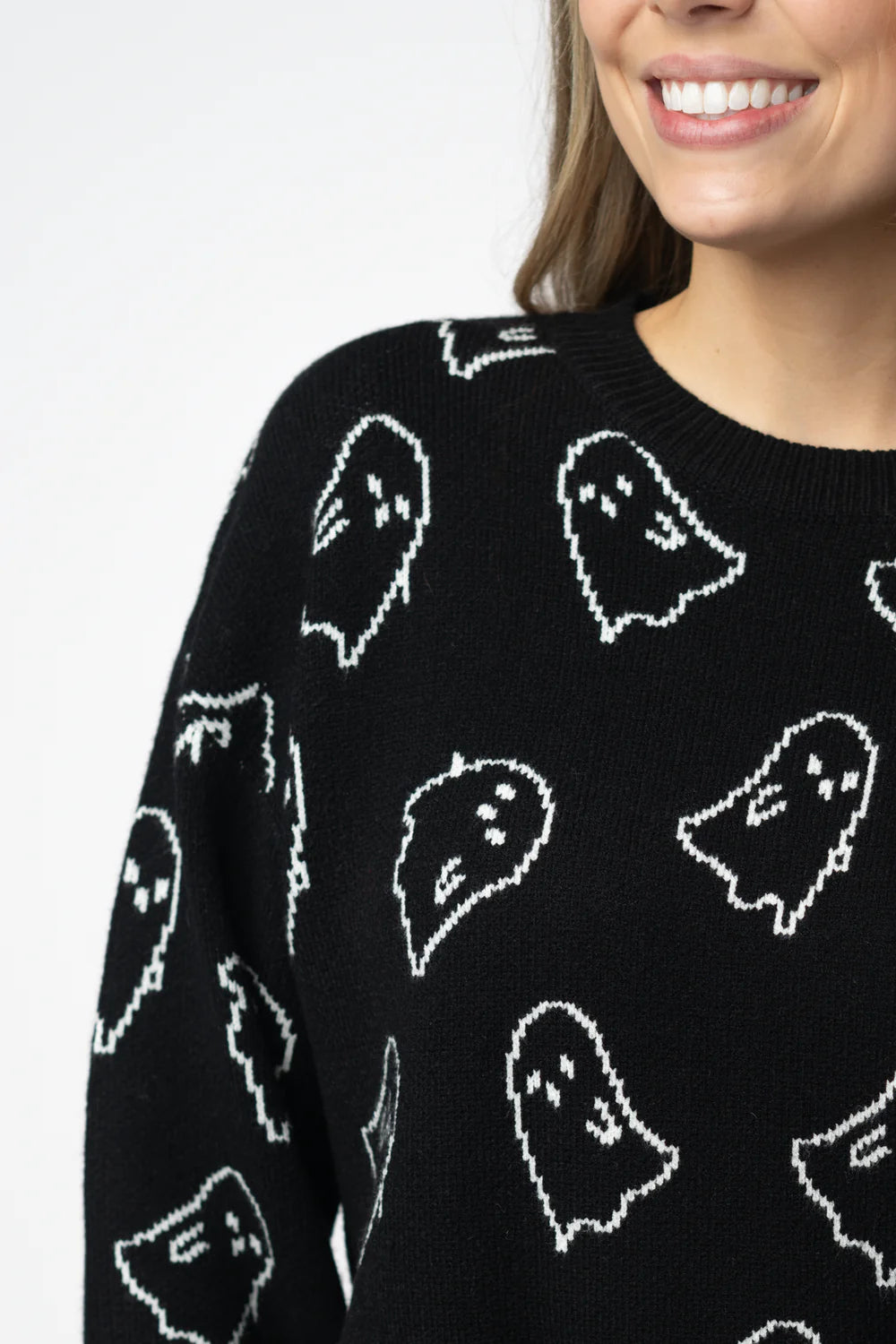 Midnight Ghost Pullover Sweater