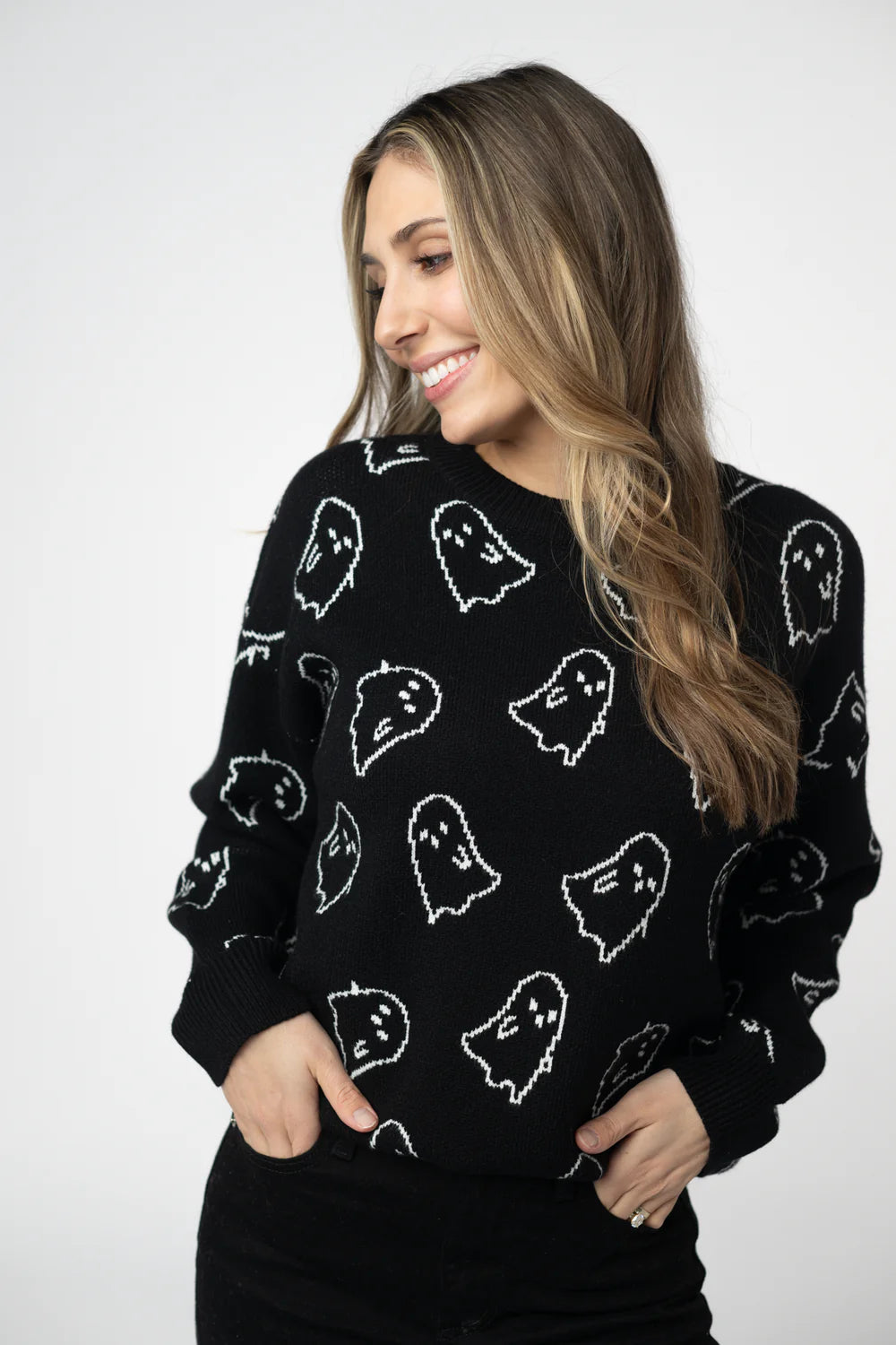 Midnight Ghost Pullover Sweater