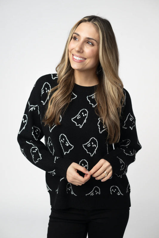 Midnight Ghost Pullover Sweater