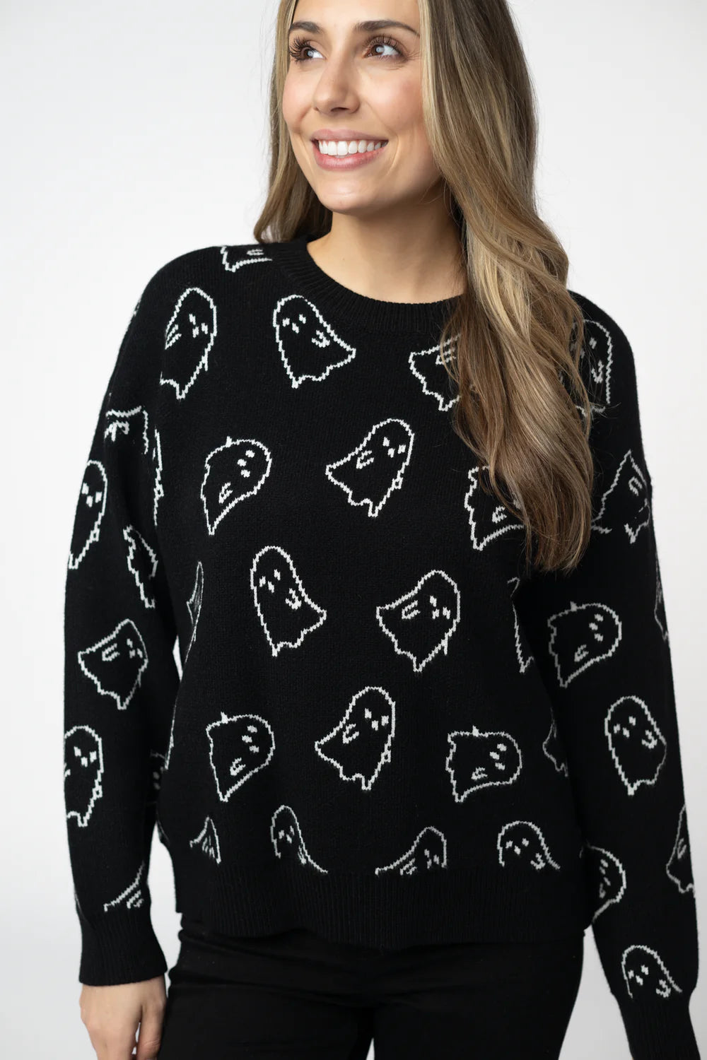 Midnight Ghost Pullover Sweater
