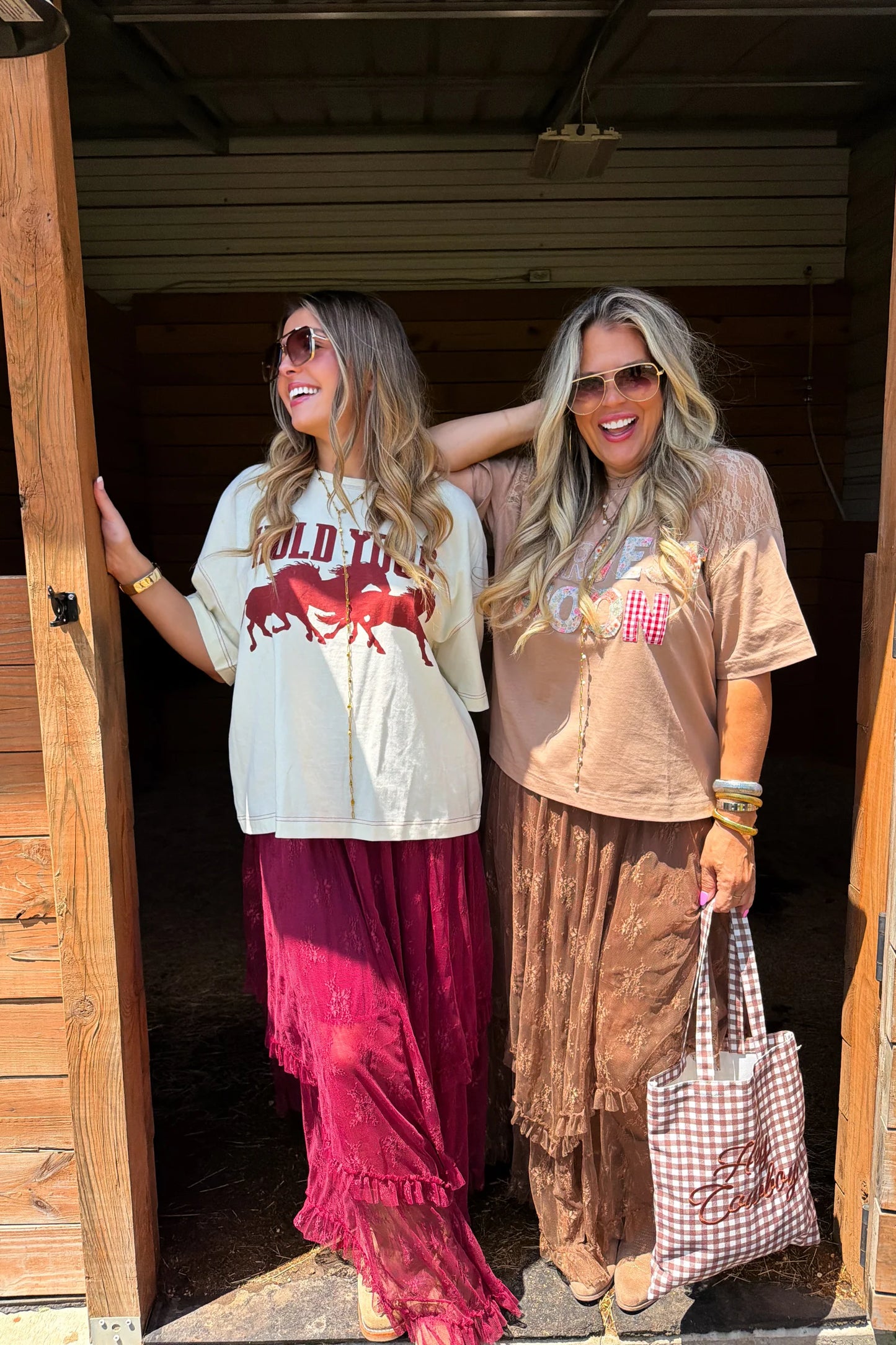 Pre Order: Autumn Blooming Lace Maxi Skirt