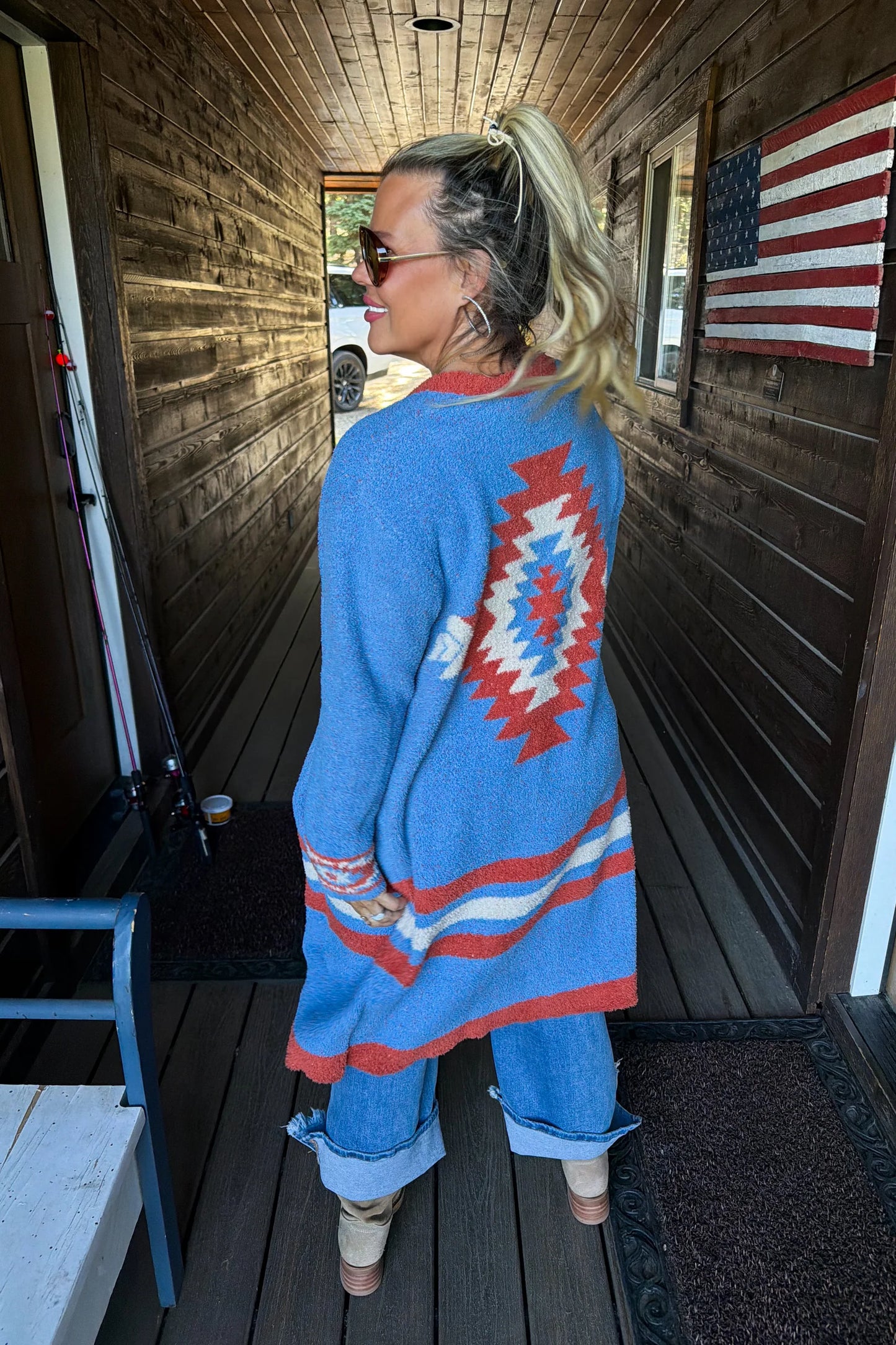 Pre Order: Western Reversible Cloud Cardigan