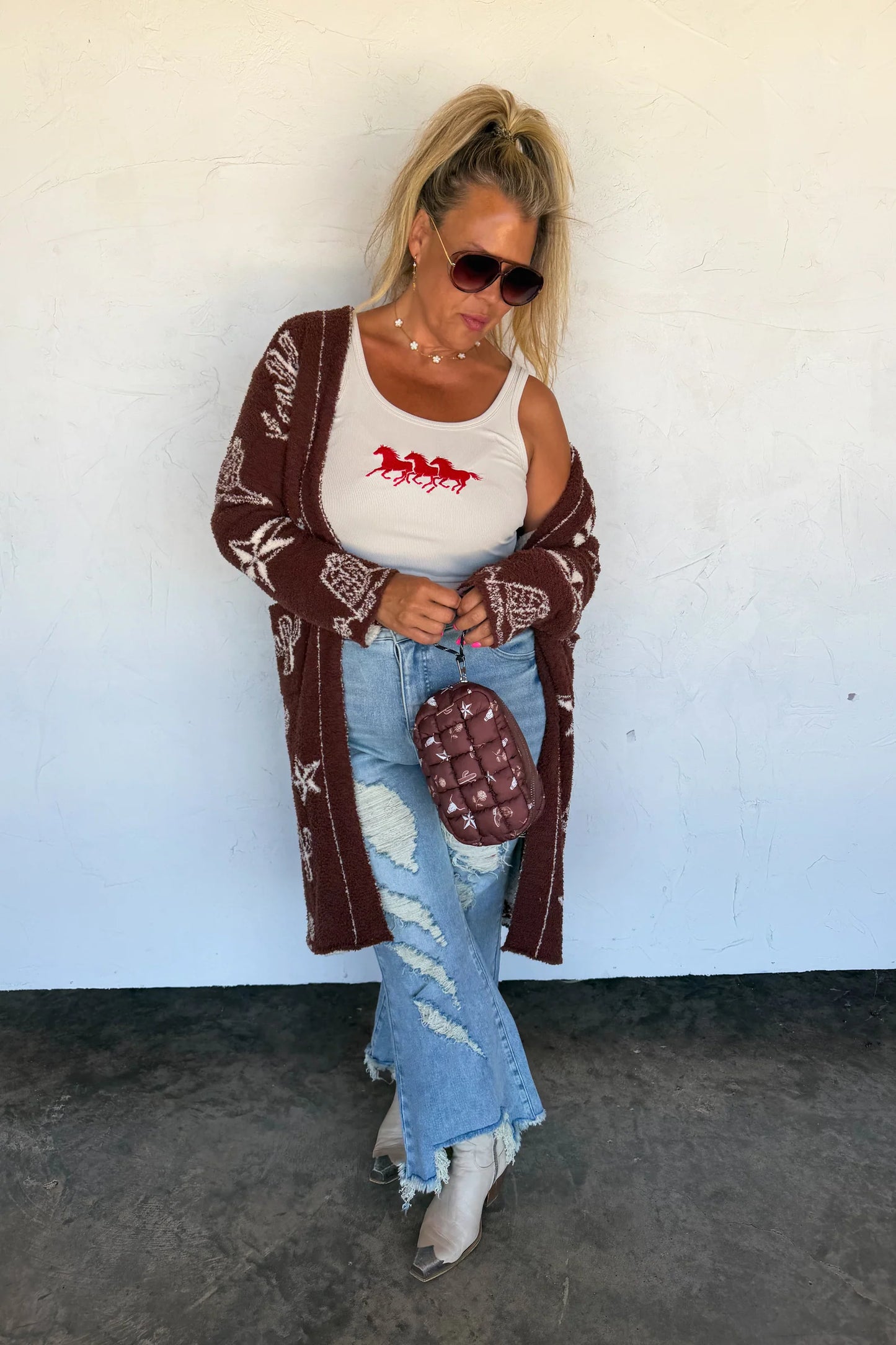 Pre Order: Western Reversible Cloud Cardigan