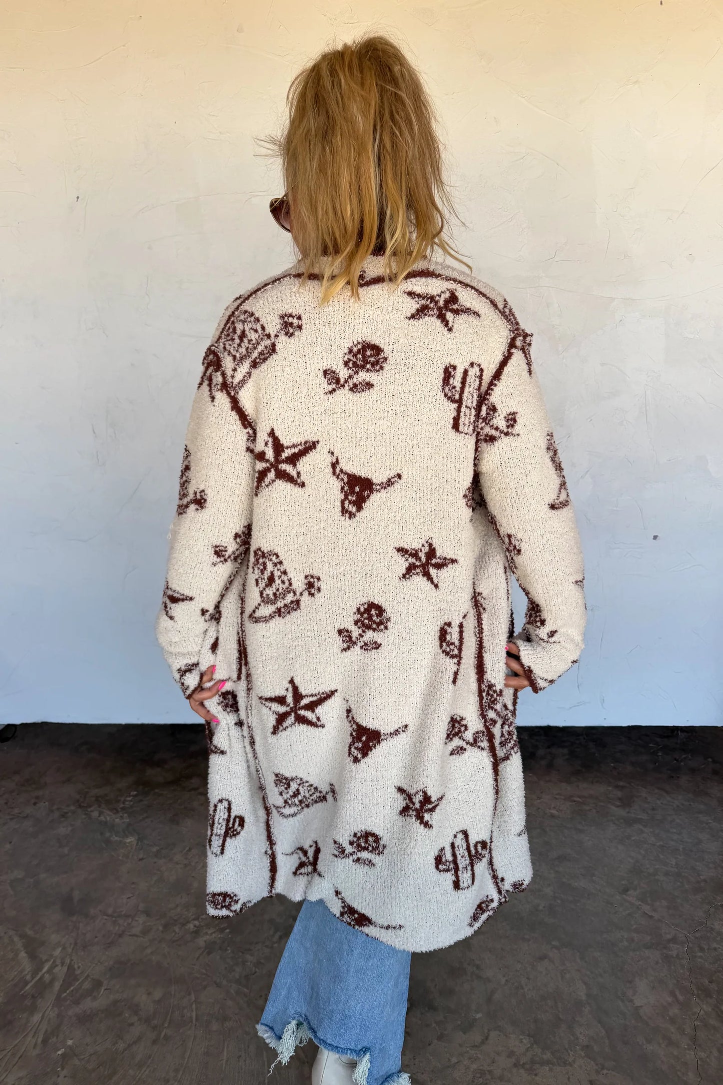 Pre Order: Western Reversible Cloud Cardigan