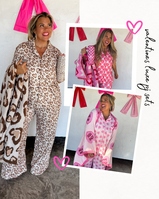 Pre Order: Valentine’s Luxe PJ Set