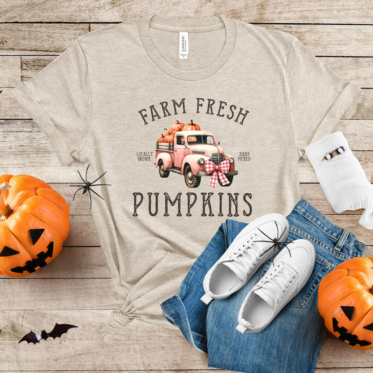 Farm Fresh Pumpkins Graphic Tee - 2 colors