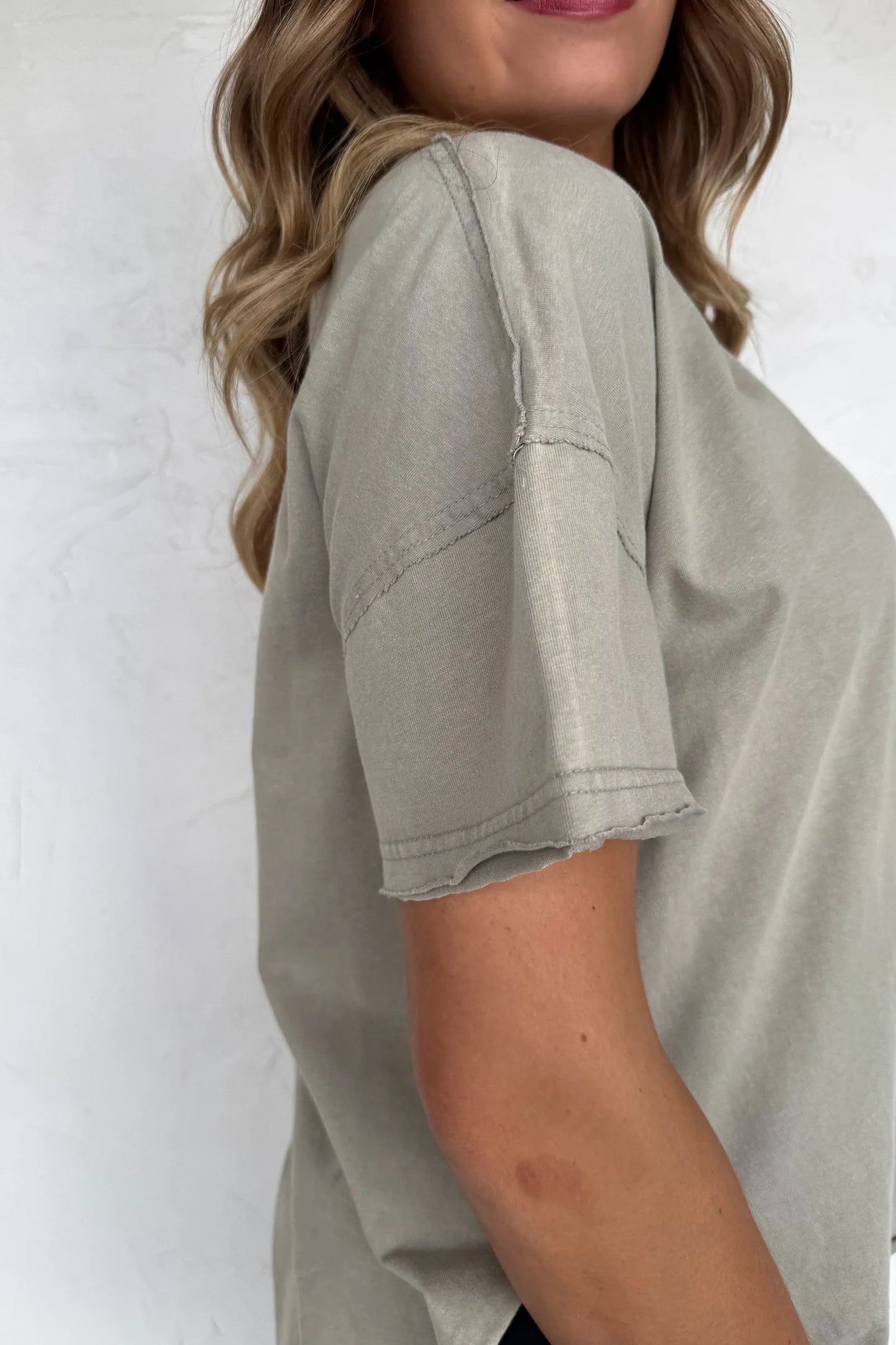 Joey Washed Cotton Boyfriend Tee