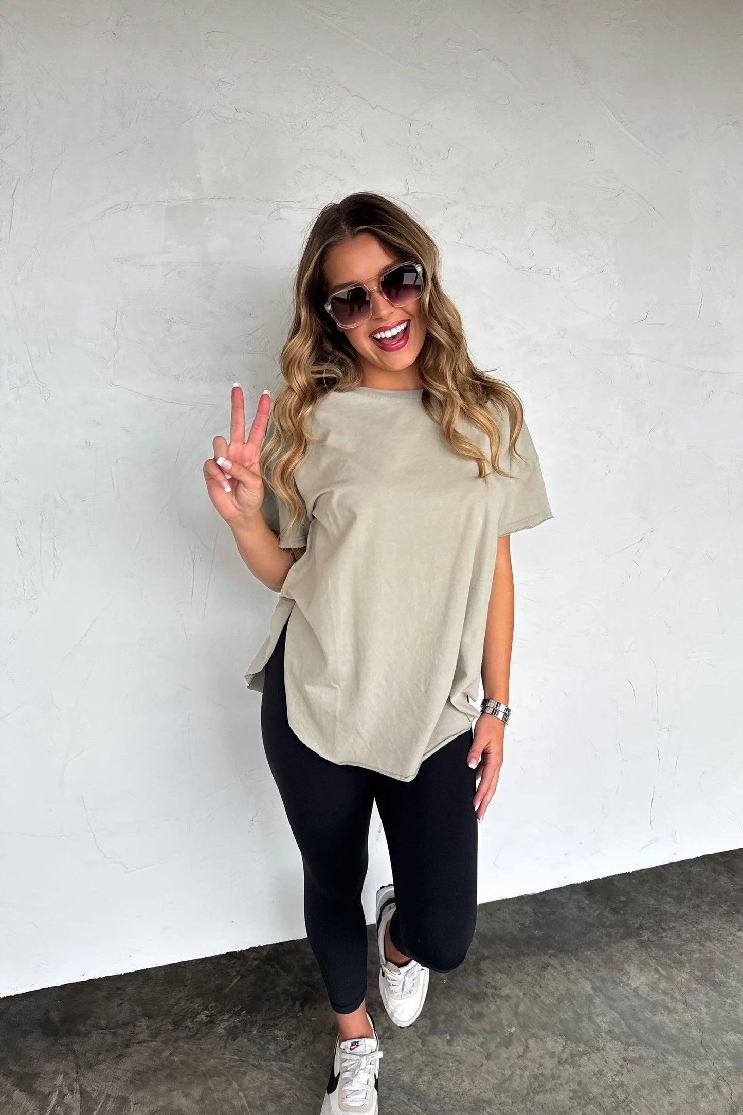 Joey Washed Cotton Boyfriend Tee